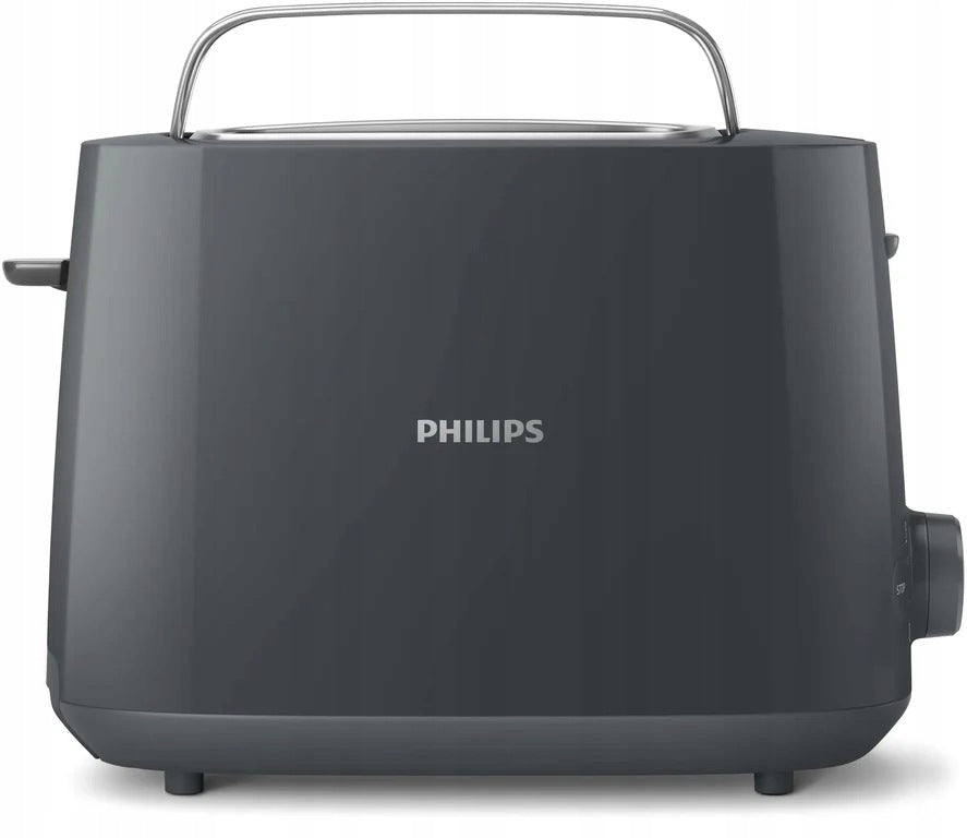 Philips Daily Collection HD2581/10 Toaster, 2 Slices, 900W, Grey Brand Philips