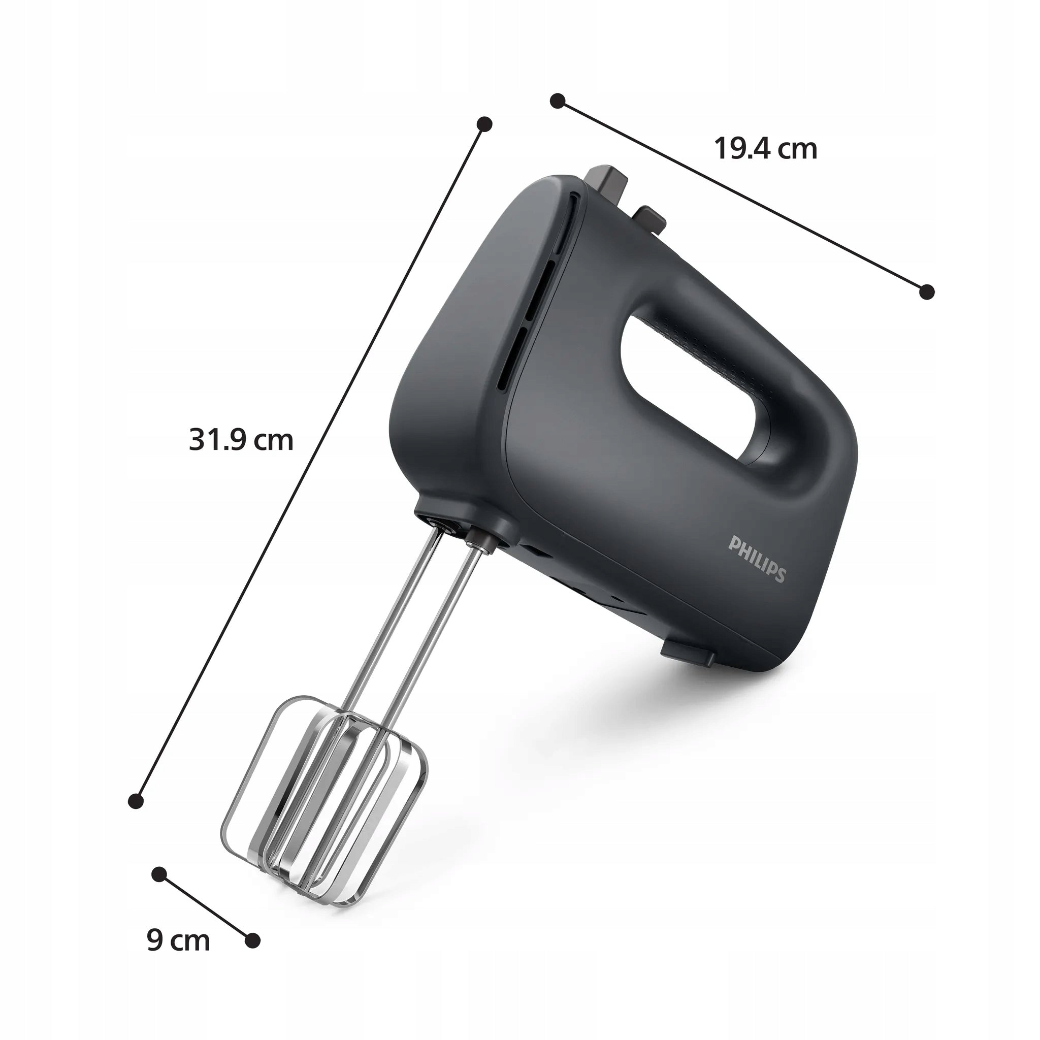Philips Hand Blender HR3739/00 400 W Black Brand Philips