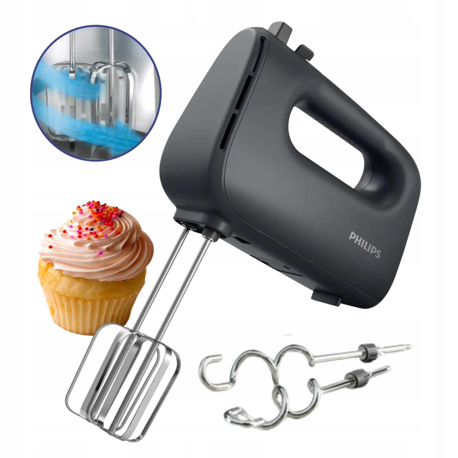 Philips Hand Blender HR3739/00 400 W Black