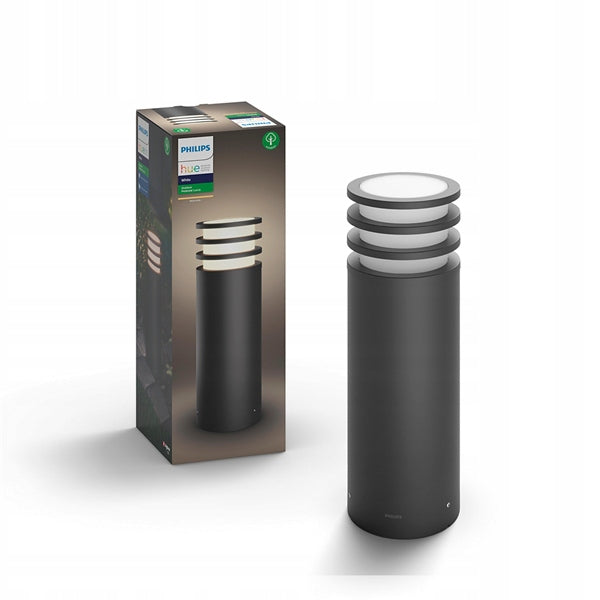 Philips Hue Outdoor Garden Lamp Lighting Post E27 40cm Black
