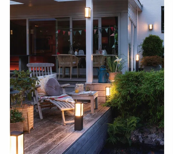Philips Hue Outdoor Pedestal Light Black 17431/30/P7 Light source with integrated light source