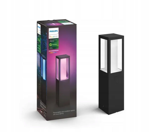 Philips Hue Outdoor Pedestal Light Black 17431/30/P7