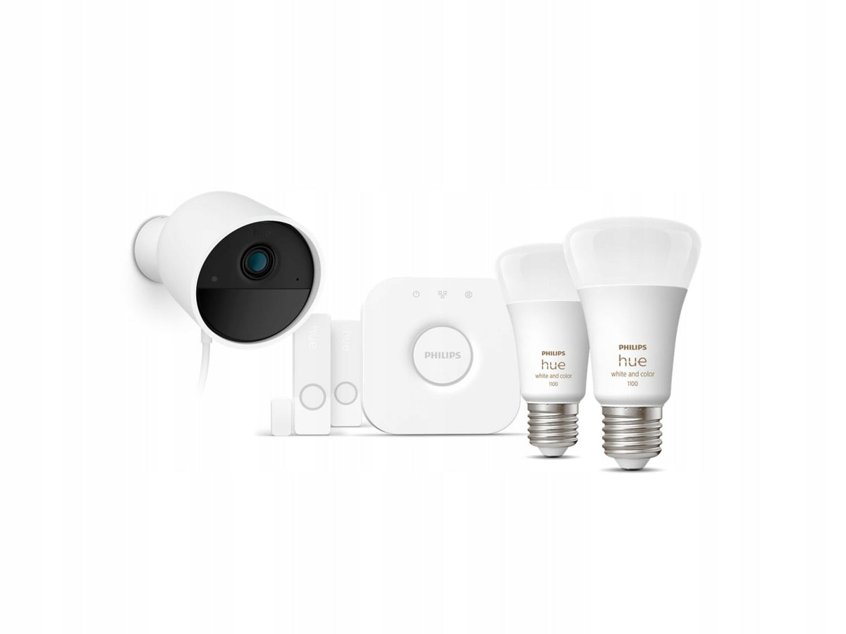 Philips Hue Secure Camera Starter Kit 2 Sensors 2 Bridge Bulbs Brand Philips Hue