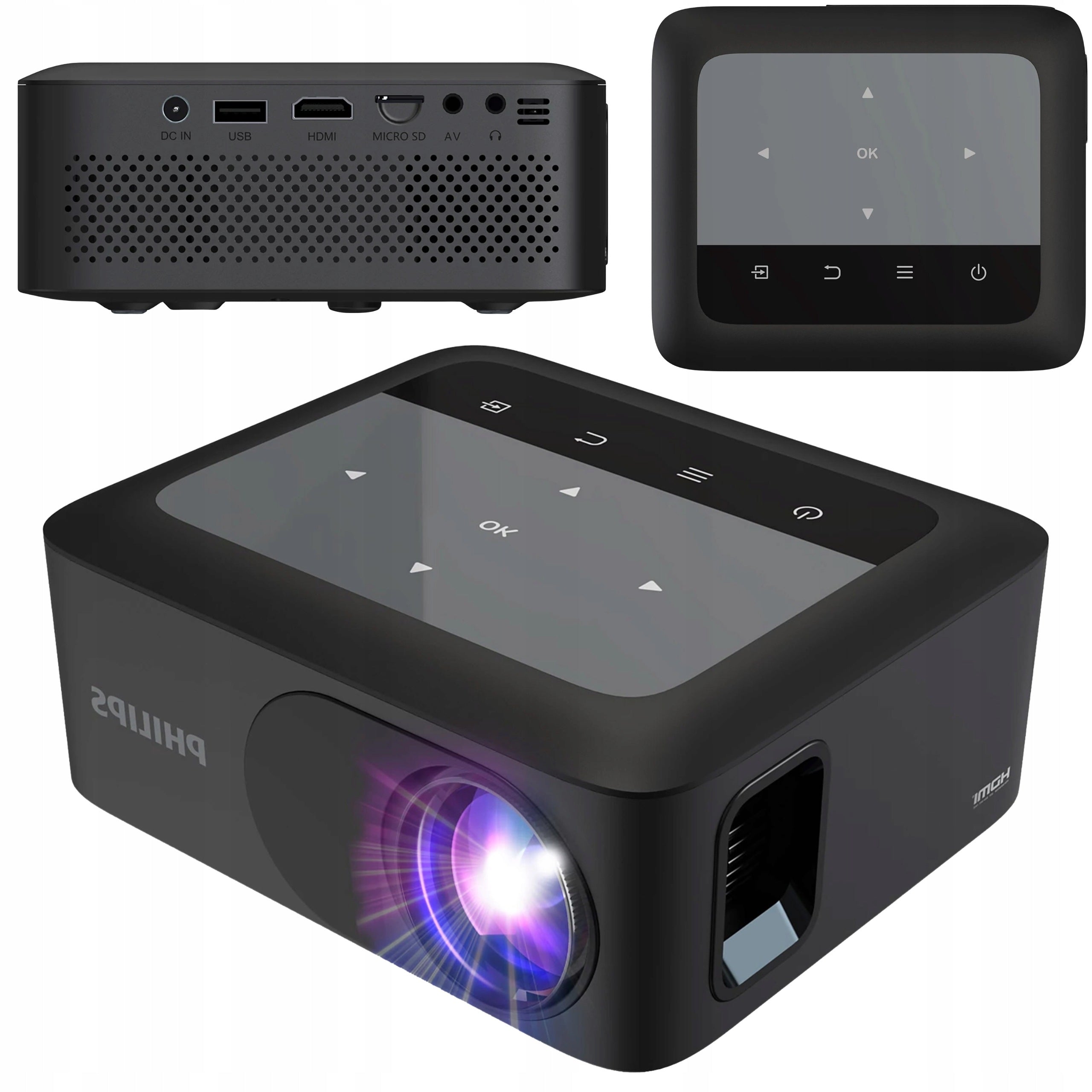 Philips N-110 Neopix 110 Mini Projector HD 720p 100 ANSI LCD WiFi