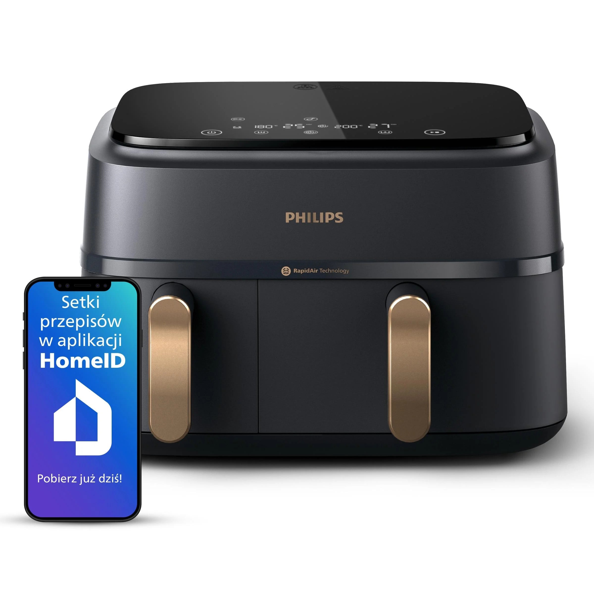 Philips NA352/00 Non-fat airfryer oven airfryer 2750W 9l