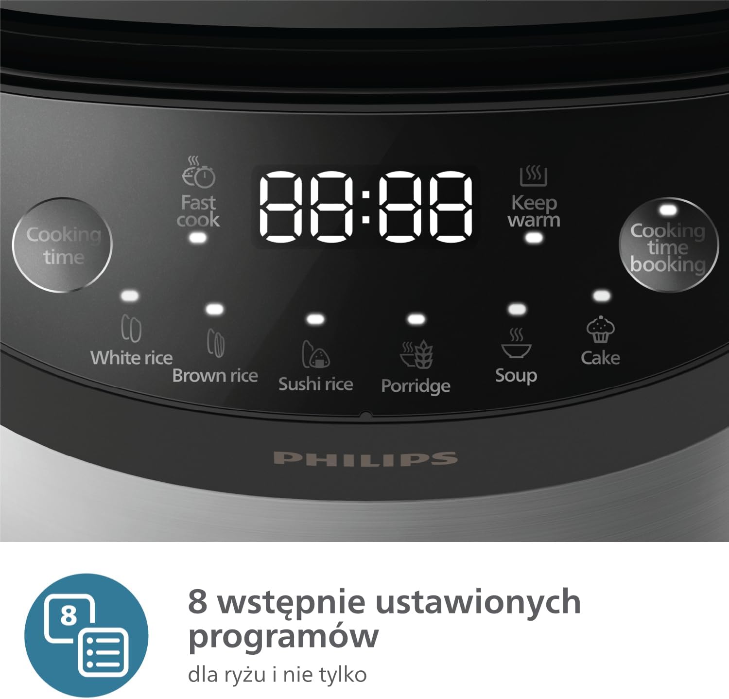 Philips Rice cooker series 3000 rice cooker steamer 0,85 l Manufacturer code 8720389055300