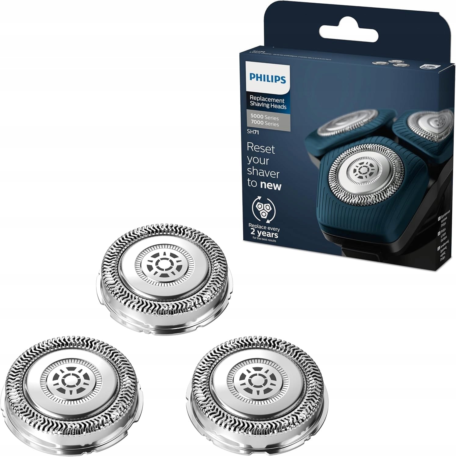 Philips SH71/50 Replacement Blades for Philips Shaver Series 3 Pack