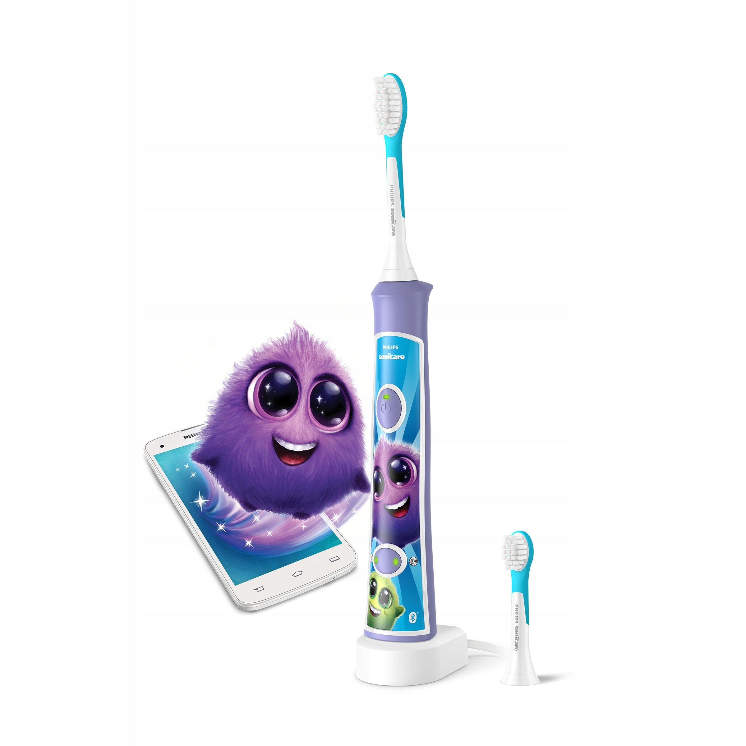 Philips Sonicare Kids pre deti fialová HX6322/12 + hračka Sparkly Manufacturer code HX6322 12