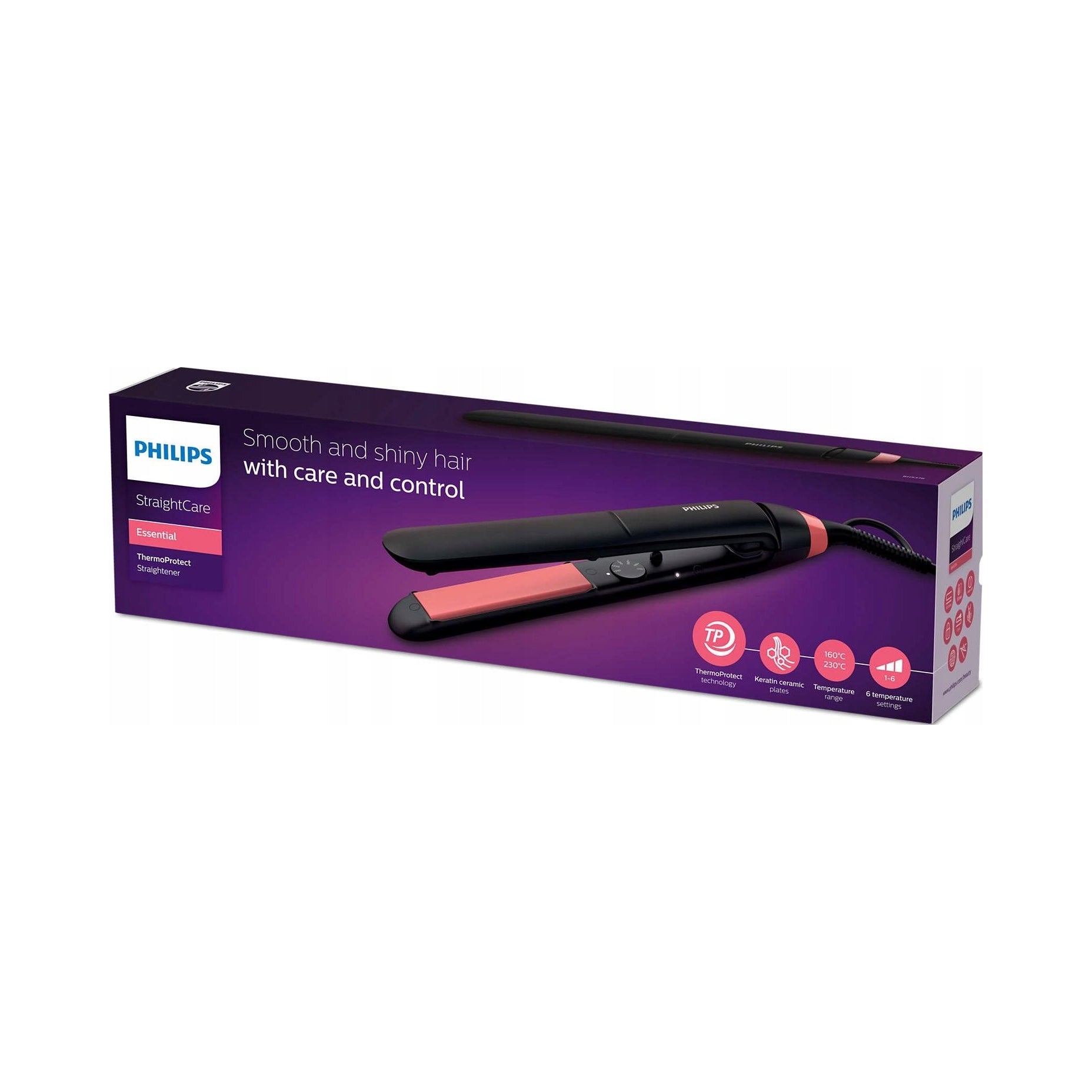 Philips StraightCare Essential BHS376/00 Straightener