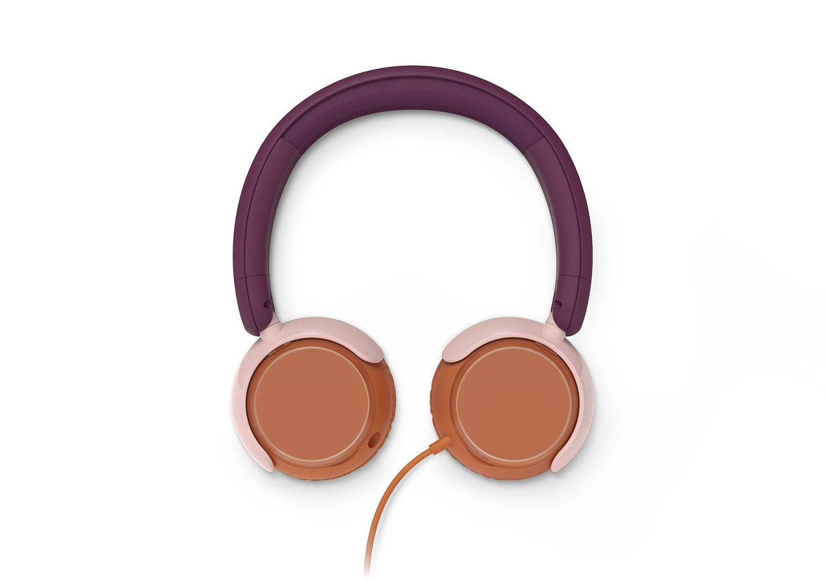 Philips Wired On-Ear Headphones for Kids Purple TAK2000MP Manufacturer code TAK2000MP