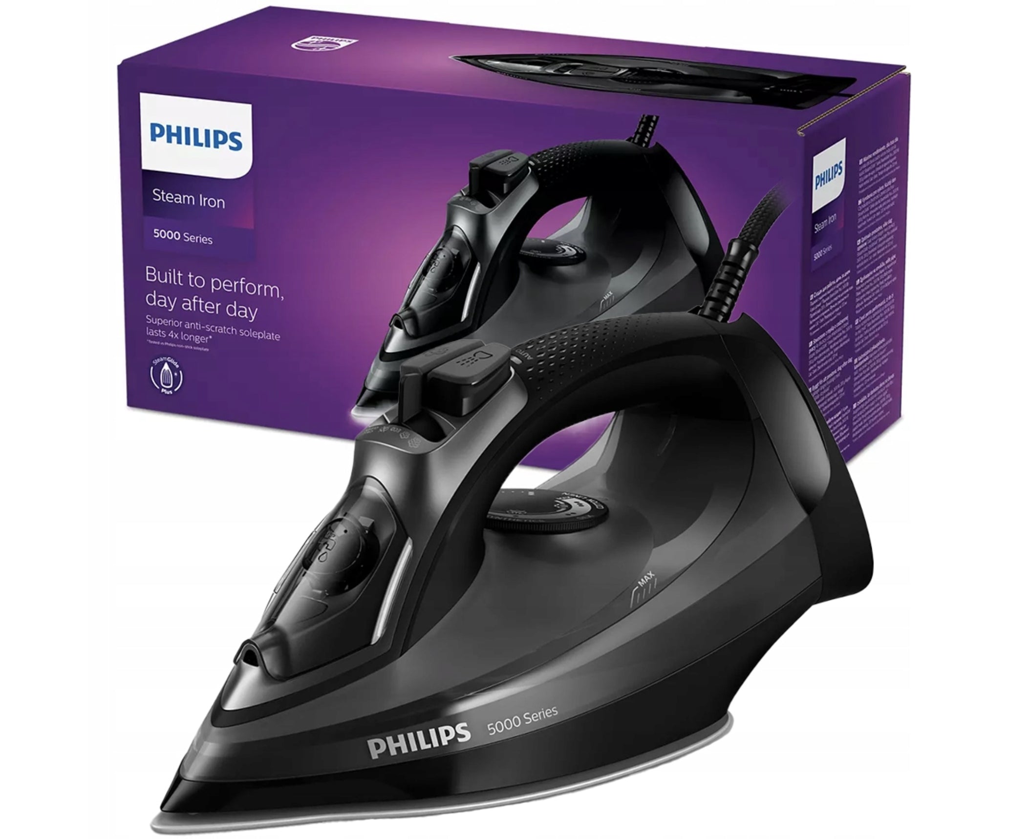 Philips steam iron 2600W steam impact 200g fast heating