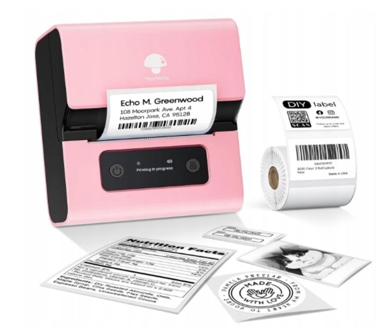Phomemo M221 mini thermal printer self-adhesive code sticker labels
