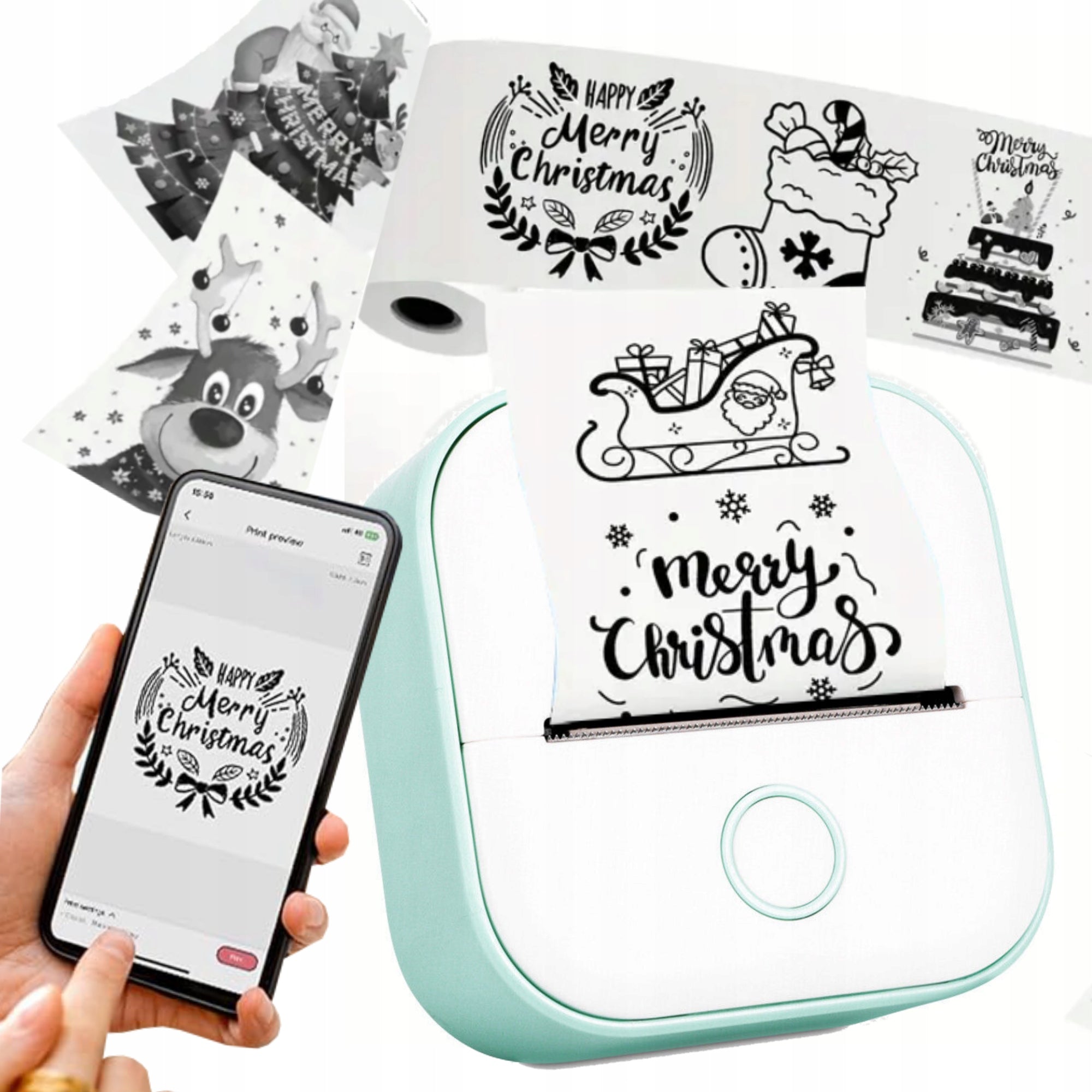 Phomemo T02 mini thermal printer note stickers self-adhesive labels Manufacturer code 2434