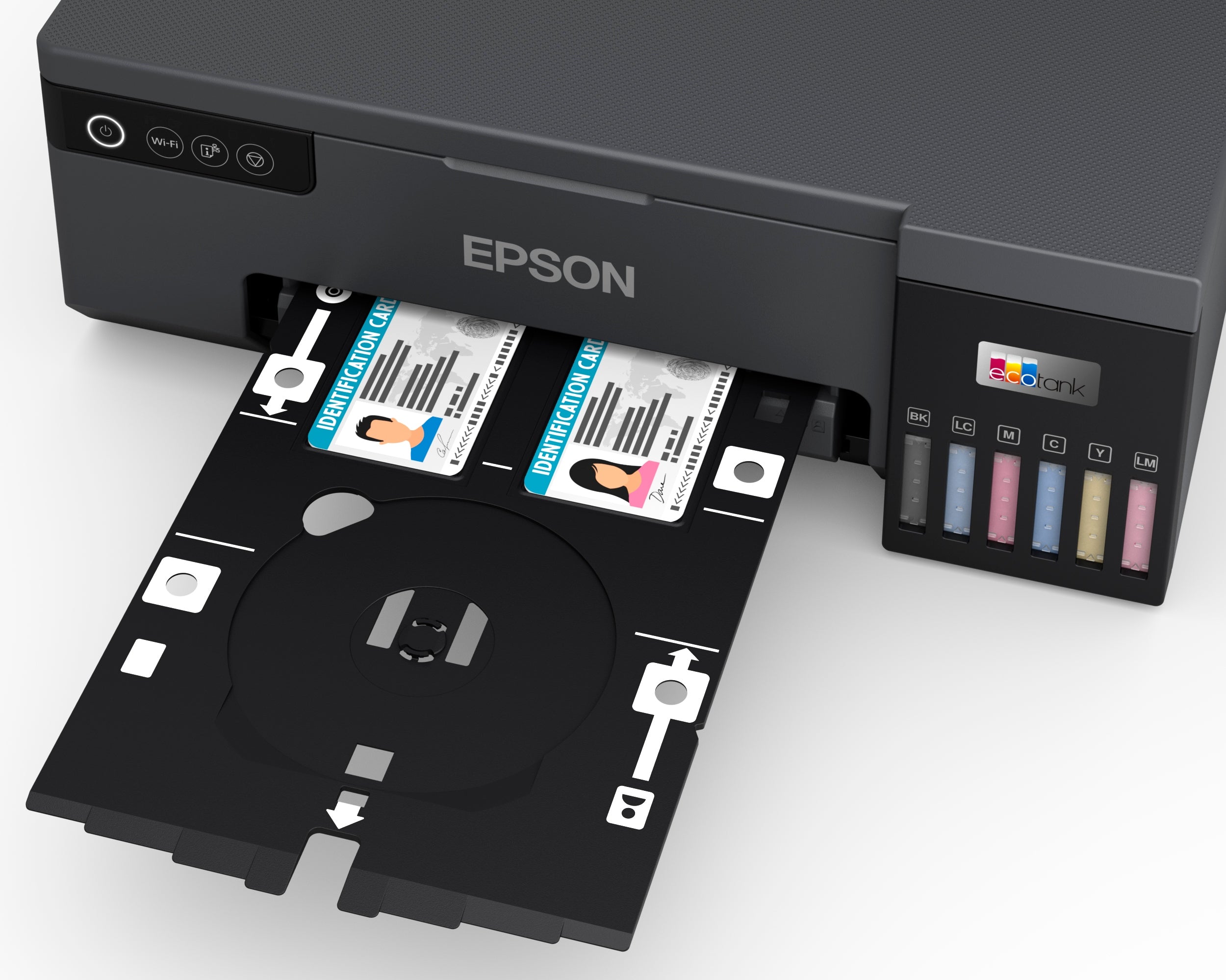 Photo A4 6 color inkjet printer EPSON L8050, CD/DVD printing Manufacturer code C11CK37402