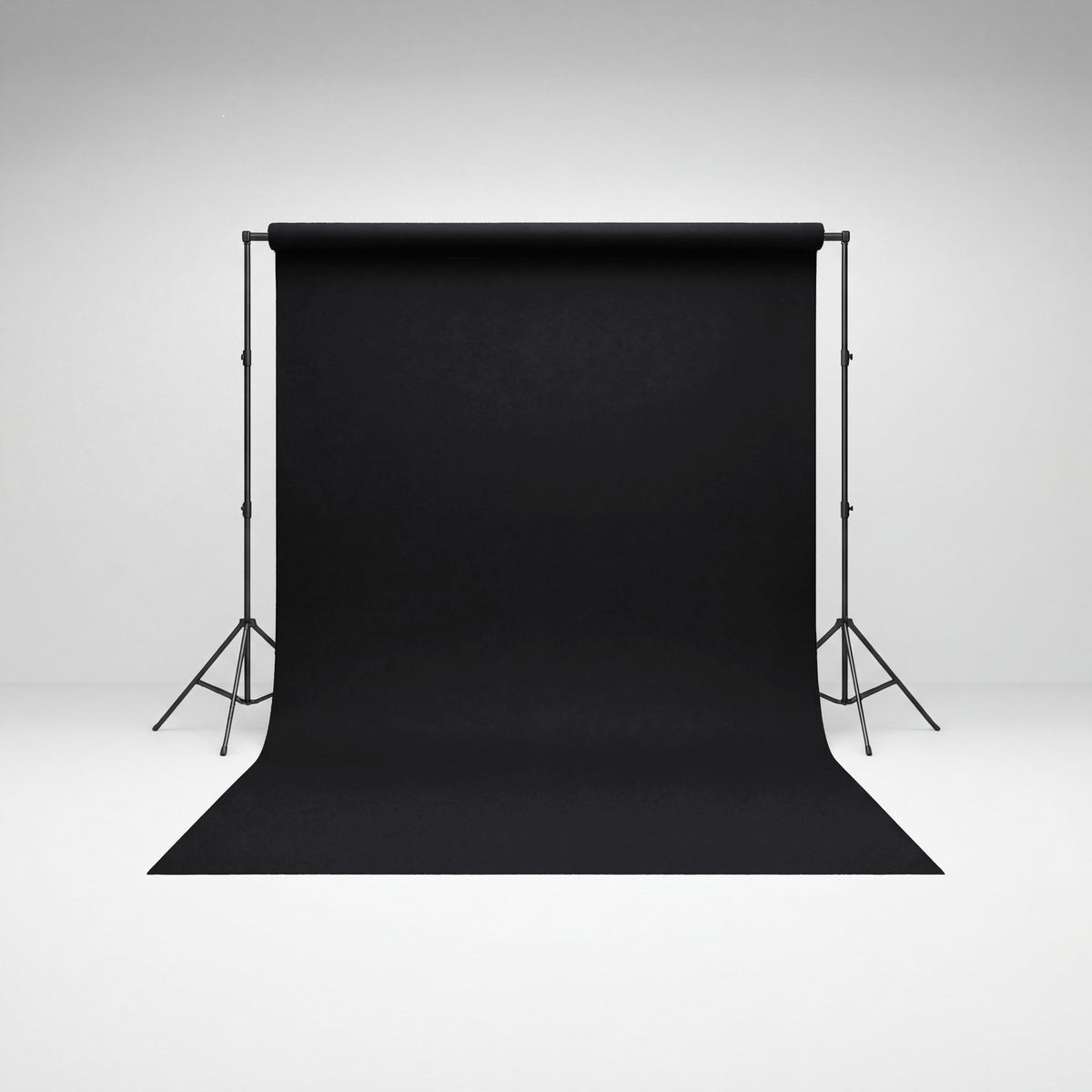 Photo Background 160x200 cm cotton fabric ALOISO Black Manufacturer code Tło fotograficzne Bawełna