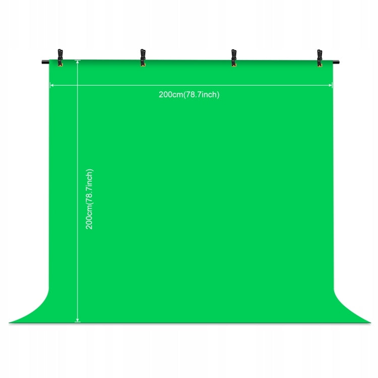 Photo Background Tripod Photography 200x200 + Material Background Green Packaging status original