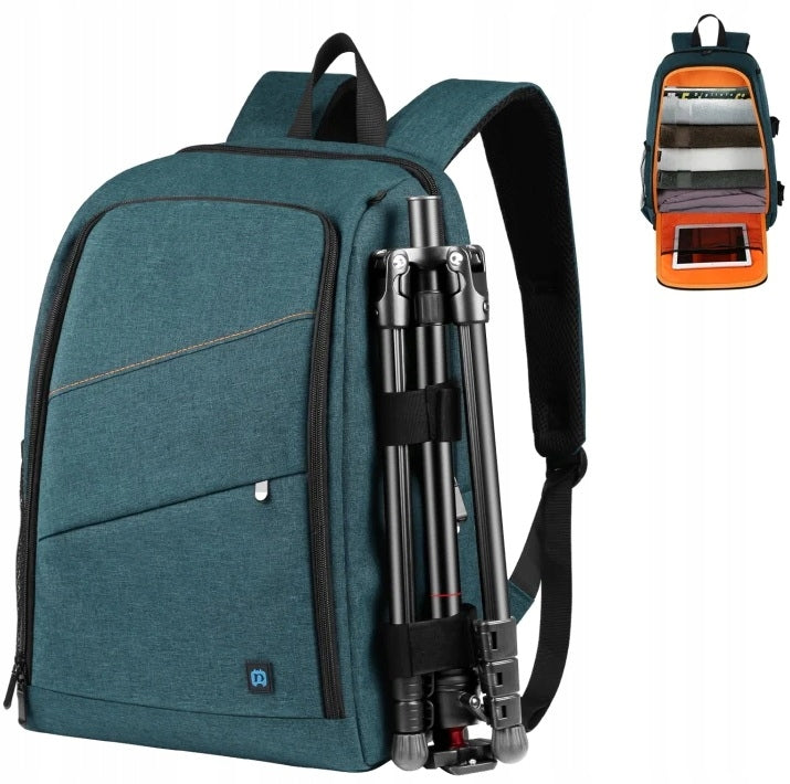 Photo Backpack Camera Bag Tablet Waterproof Puluz Blue Packaging status original