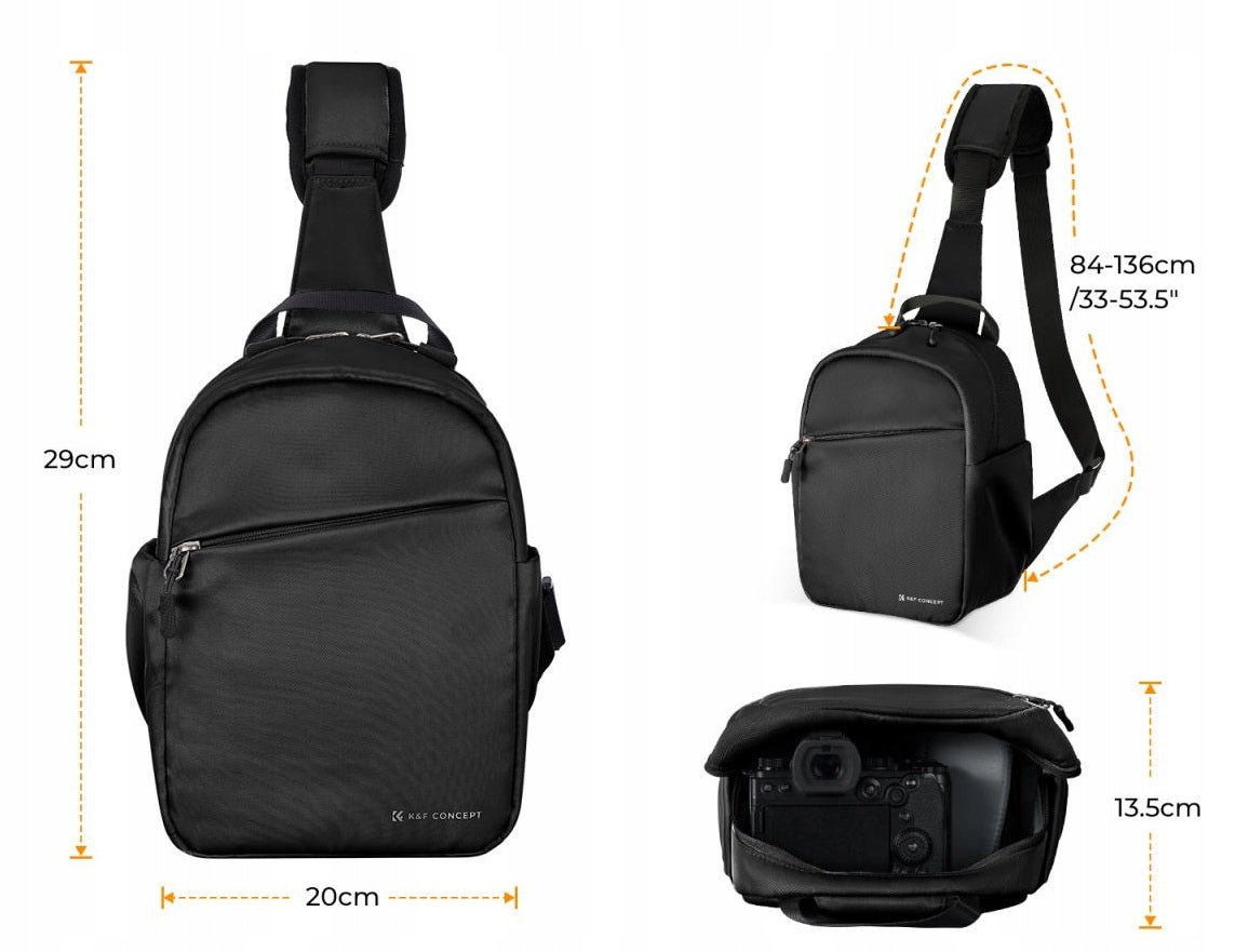 Photo Backpack Photo 5L Sling Crossbody K&F for DSLR Camera Drone Camera Manufacturer code KF13.171