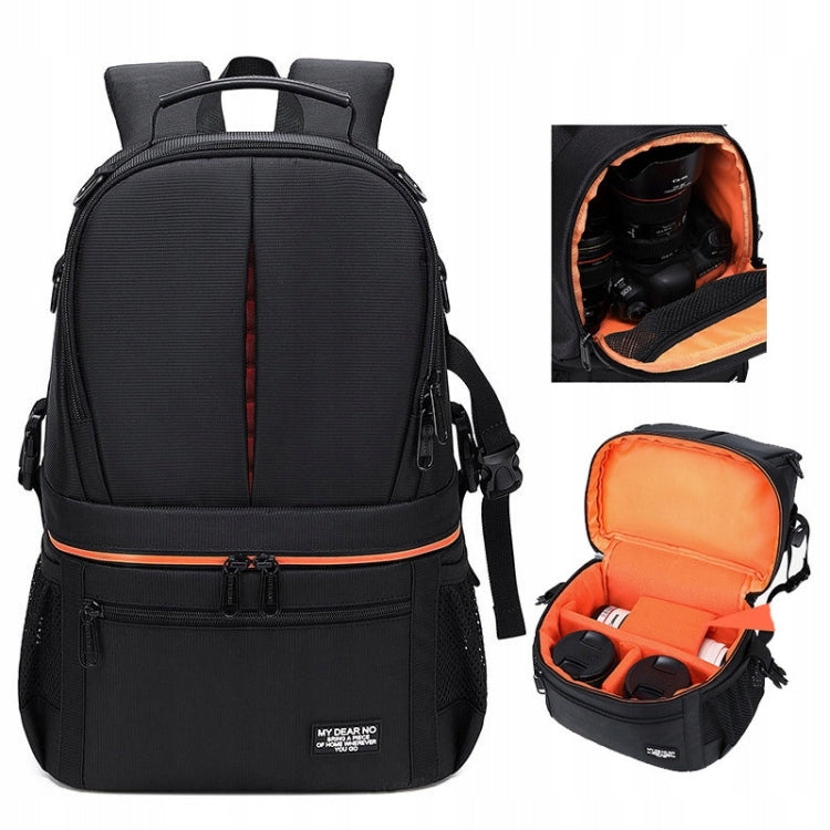 Photo Backpack for Camera Lens Spacious Tourist Travel NEON