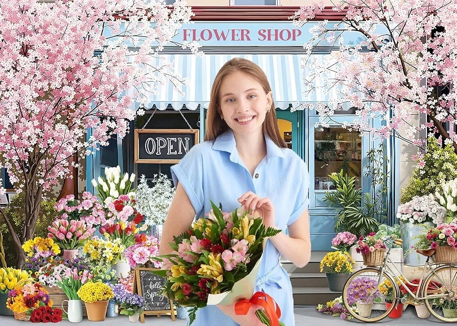 Photo background for flower photos in spring Manufacturer code brak
