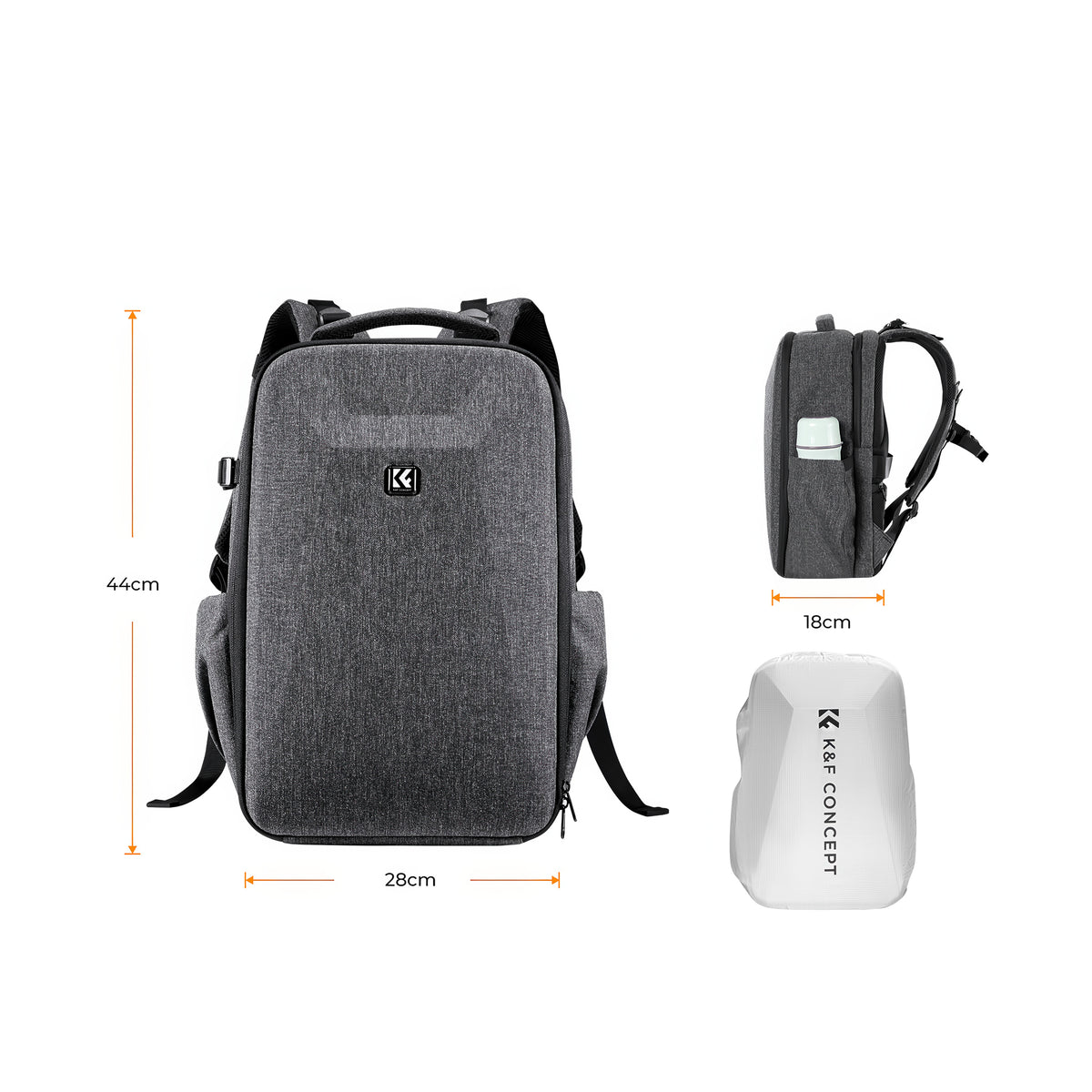 Photo backpack K&F Concept Nature Wander 10 22 l - grey Manufacturer code 101979