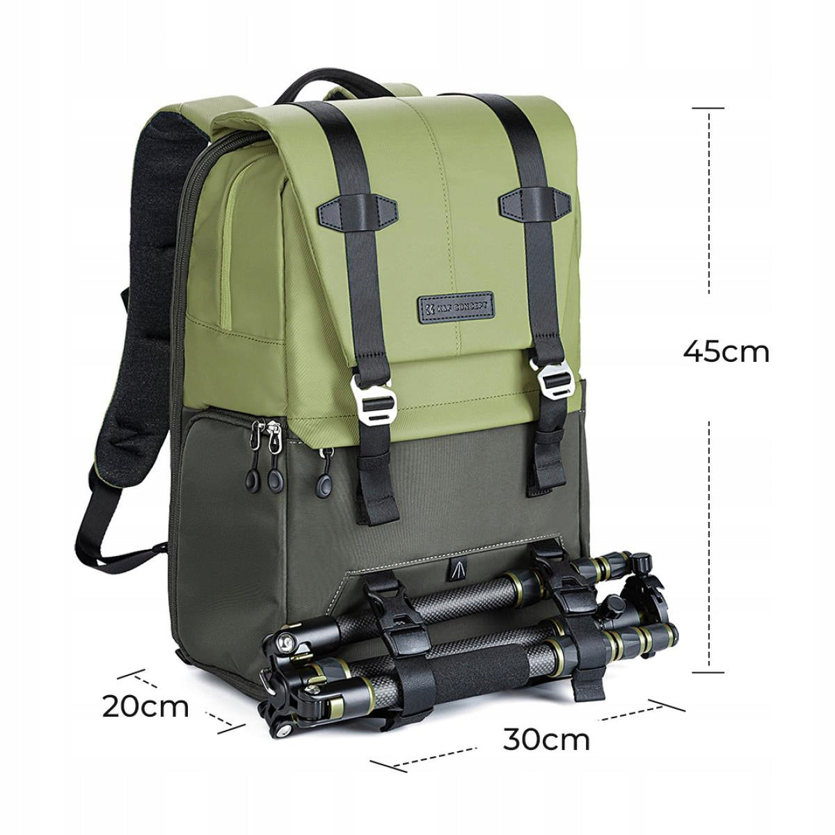 Photo backpack K&F Concept Urban Wander 20 l - green Brand K&F Concept
