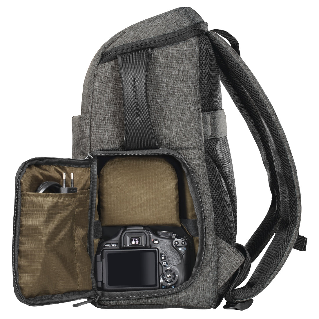 Photo backpack for airplane made of recycled materials Hama Terra140 Brand Hama