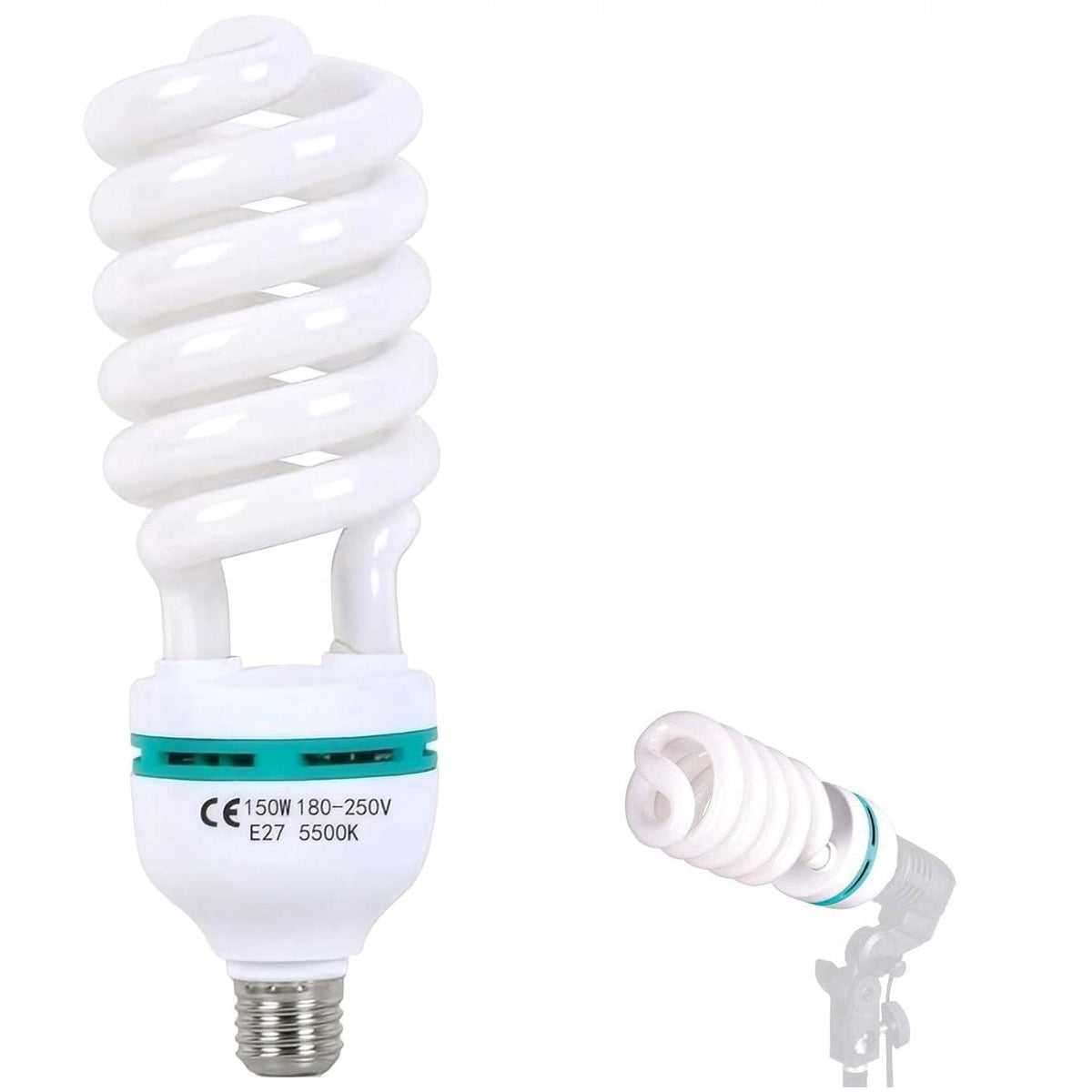 Photographic studio bulb 150W continuous 5500K Professional photography E27