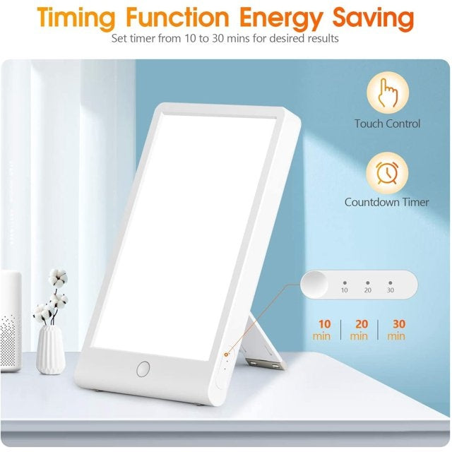 Phototherapy Lamp Anti-Depressant 10000 Lux Sunlight Timer Manufacturer code Lampa do Fototerapii Antydepresyjna 10000 Lux