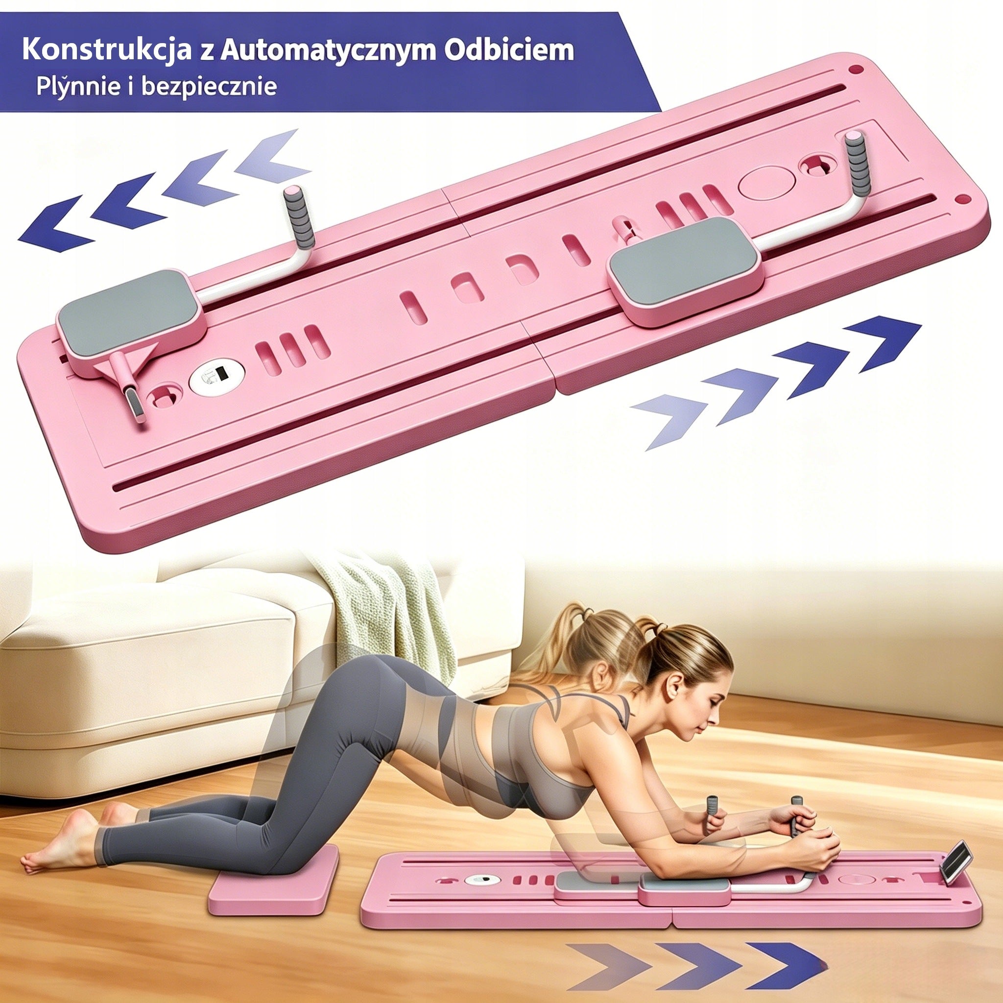 Pilates Reformer 12in1 Multifunctional Board – The Perfect Gift for Women Packaging status original