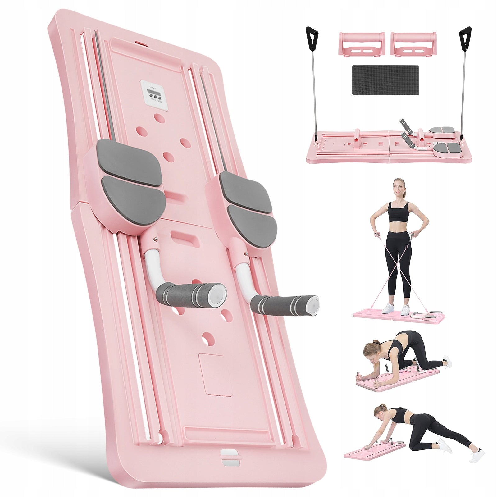 Pilates Reformer Exercise Board 10in1 Multifunctional Gift for Women