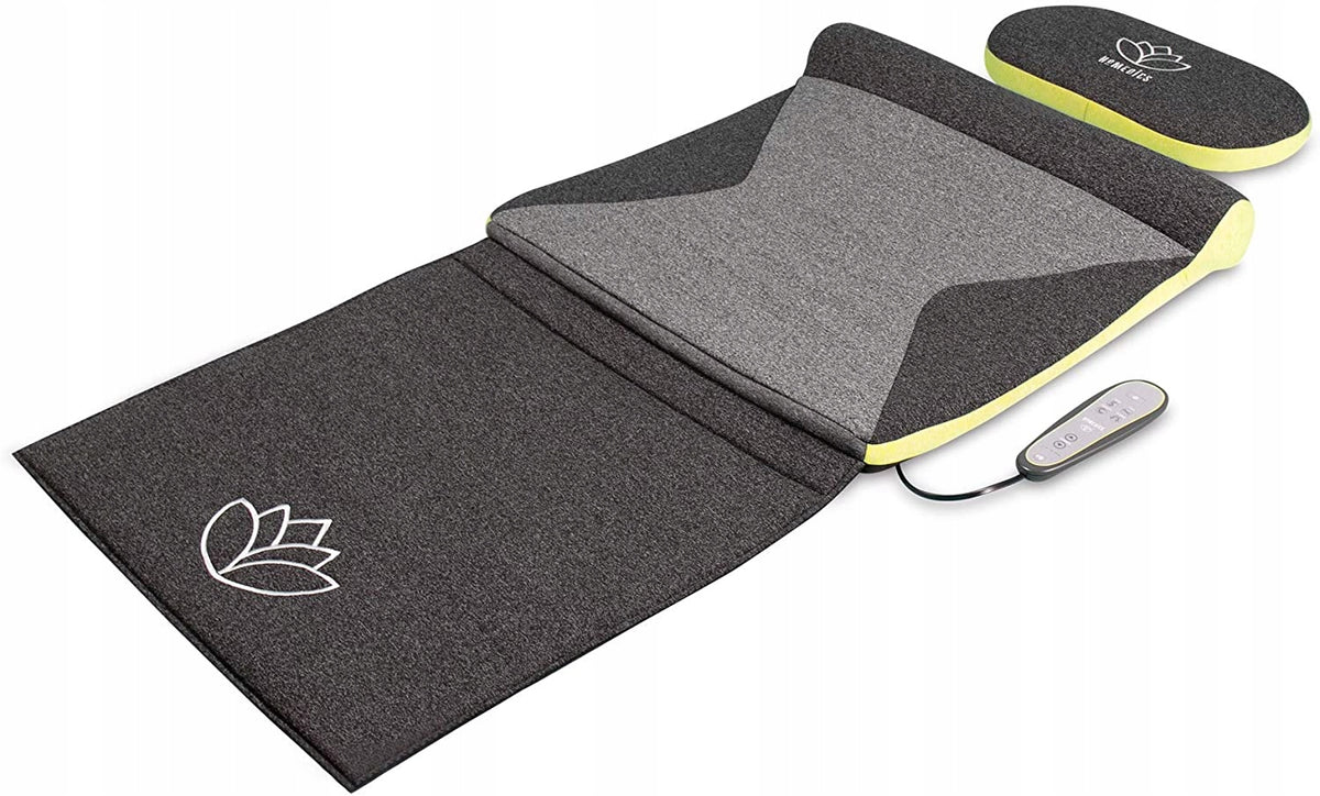 Pilates Yoga Electric Massager Homedics Stretch Remote Control 3 Programs Mat