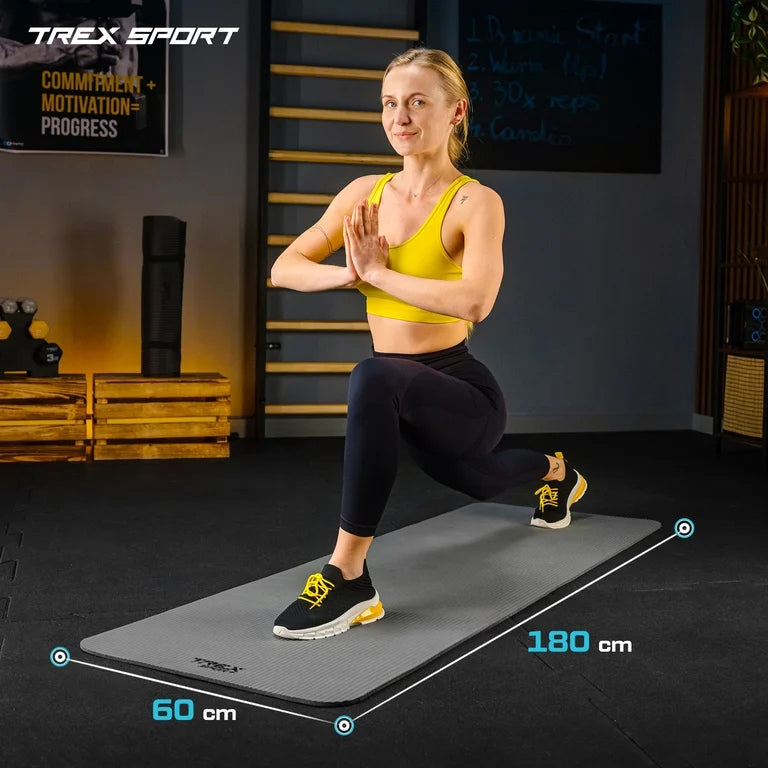 Pilates Yoga Exercise Mat Fitness Foam nbr Gymnastics Trex Sport Packaging status original