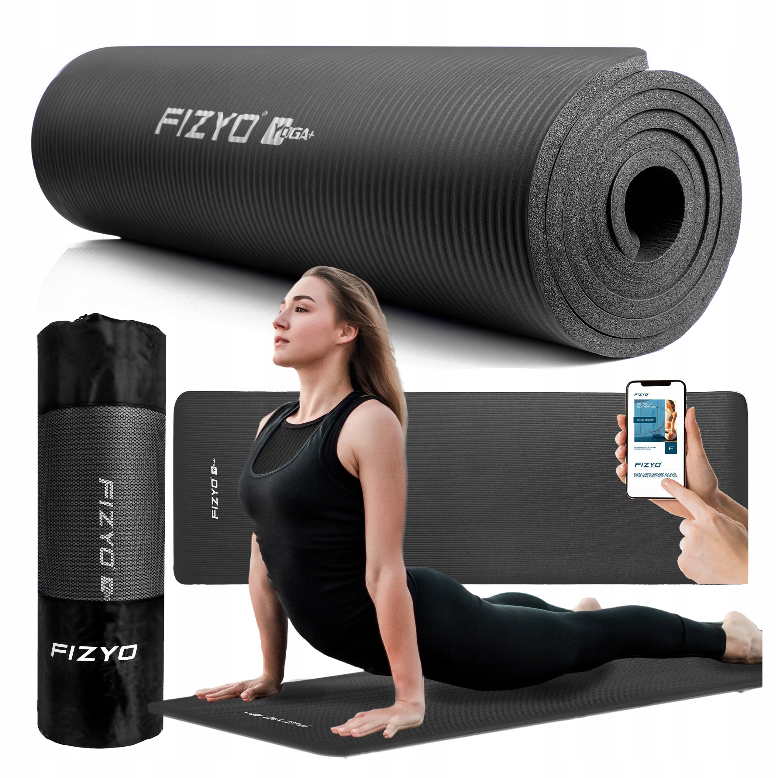 Pilates Yoga Exercise Mat Gymnastic Fitness Training NBR 183cm XL