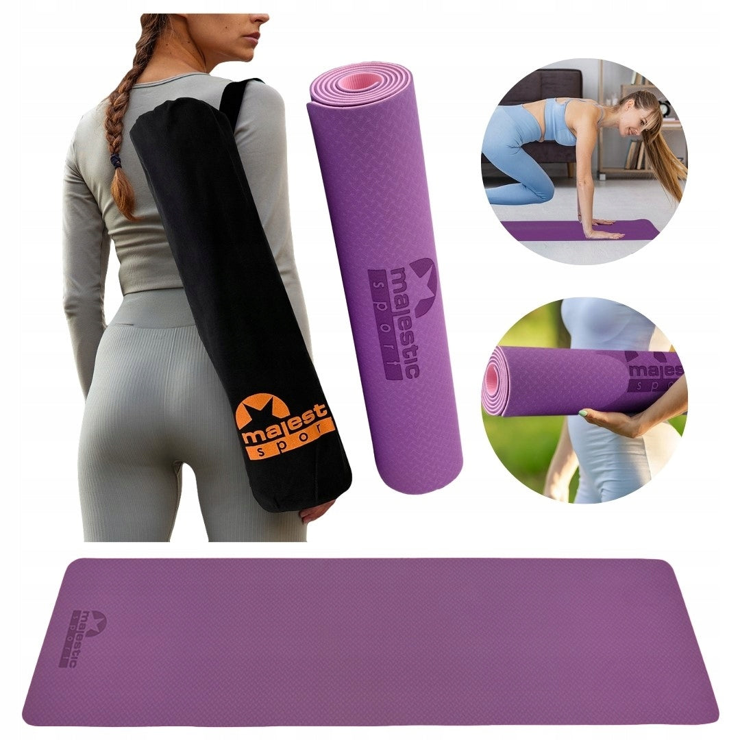 Pilates Yoga Fitness Exercise Mat Non-Slip Training Mat