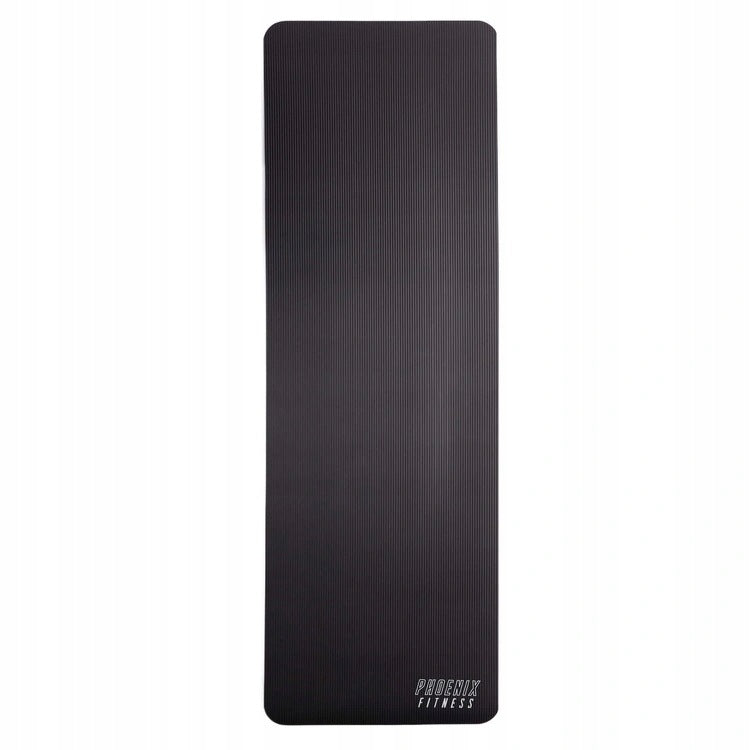 Pilates mat Phoenix Fitness 1 cm - black Brand Phoenix Fitness