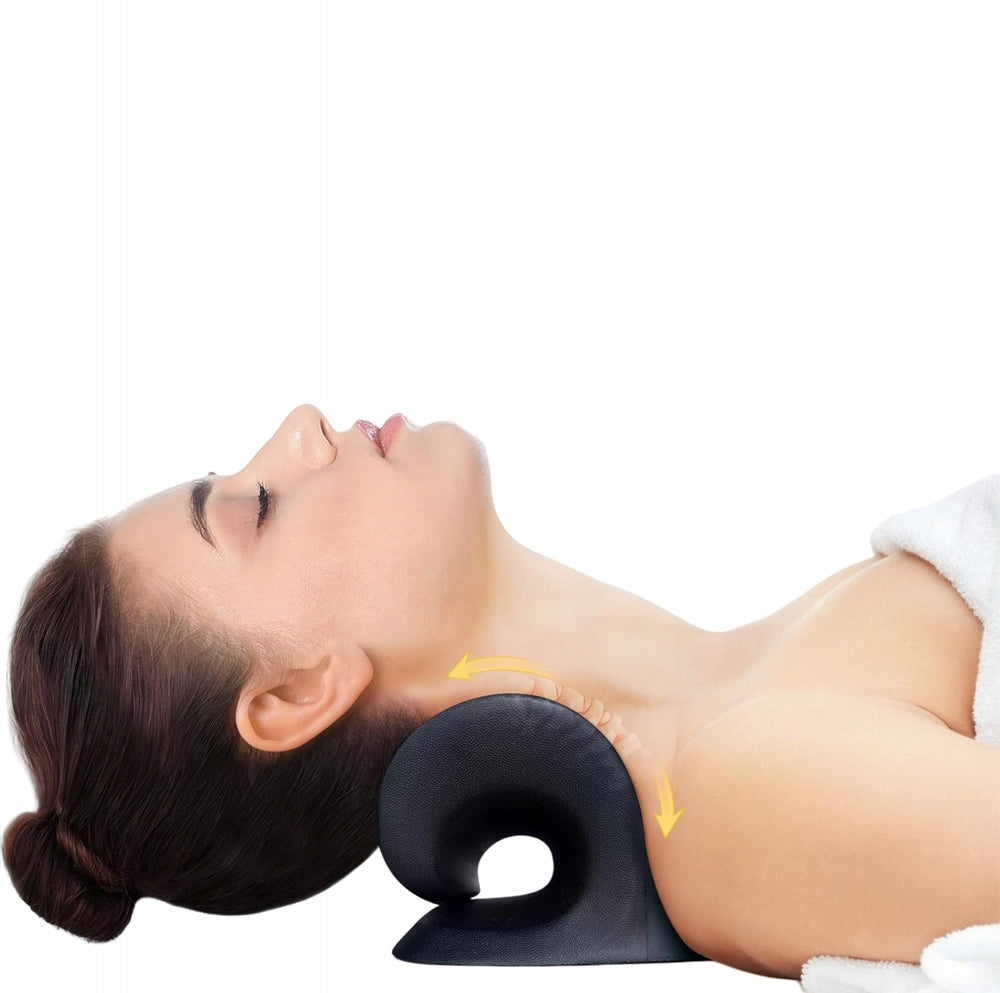 Pillow for stretching the neck and relaxing the cervical spine inSPORTline Batteries included no