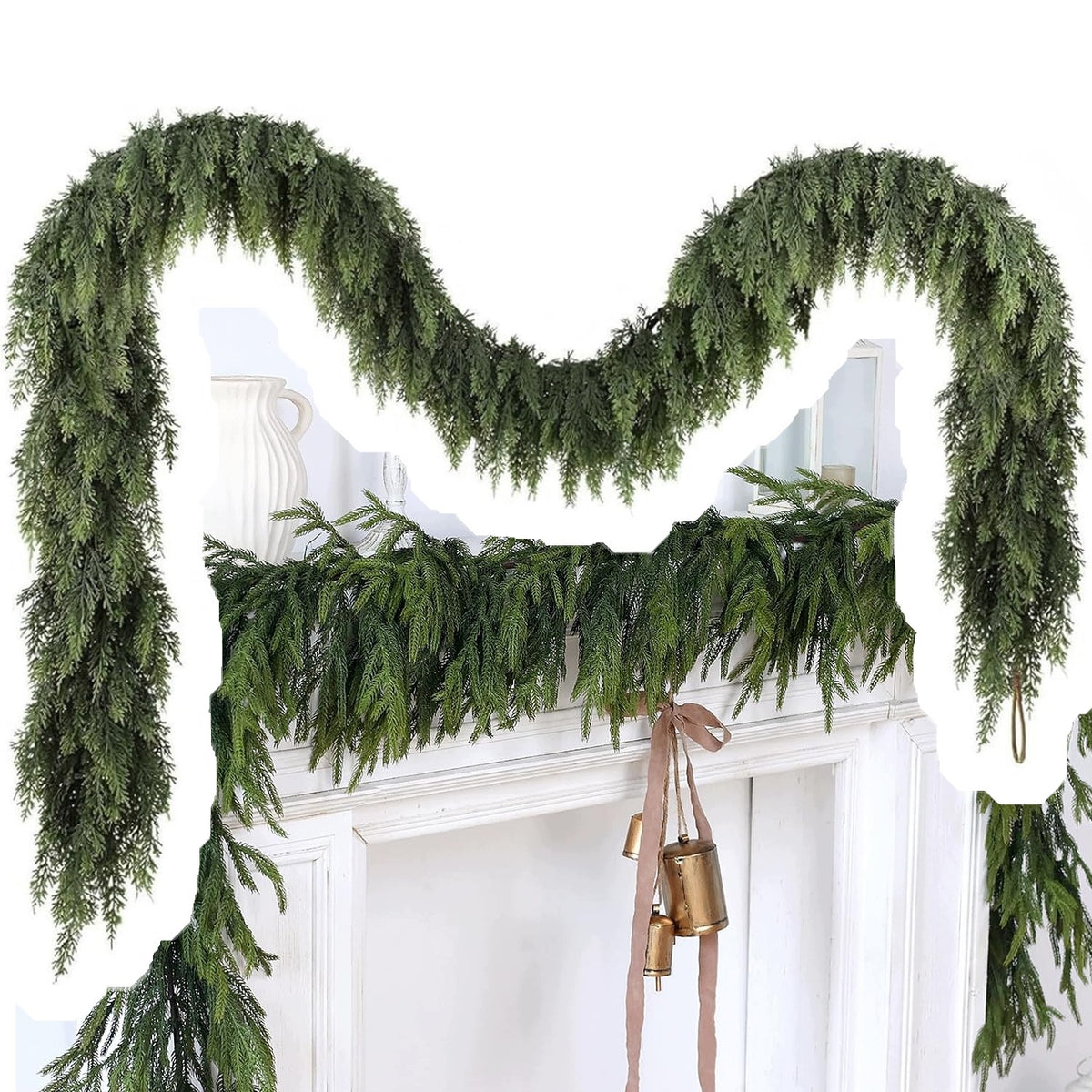 Pine Christmas Garland, Artificial Christmas Garland