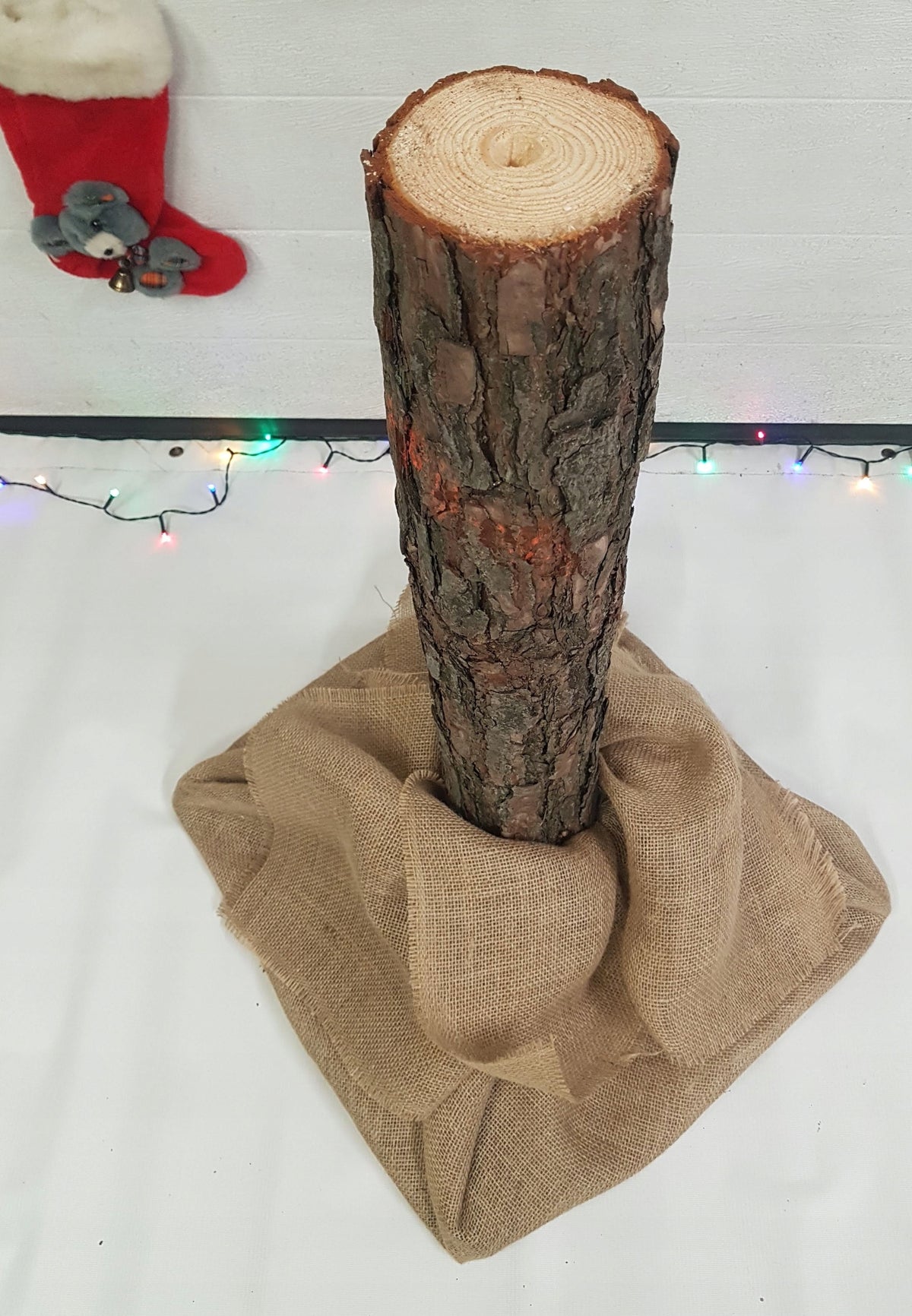 Pine trunk for artificial Christmas tree on trunk height 70 cm, diameter 11 cm Manufacturer code 70/11