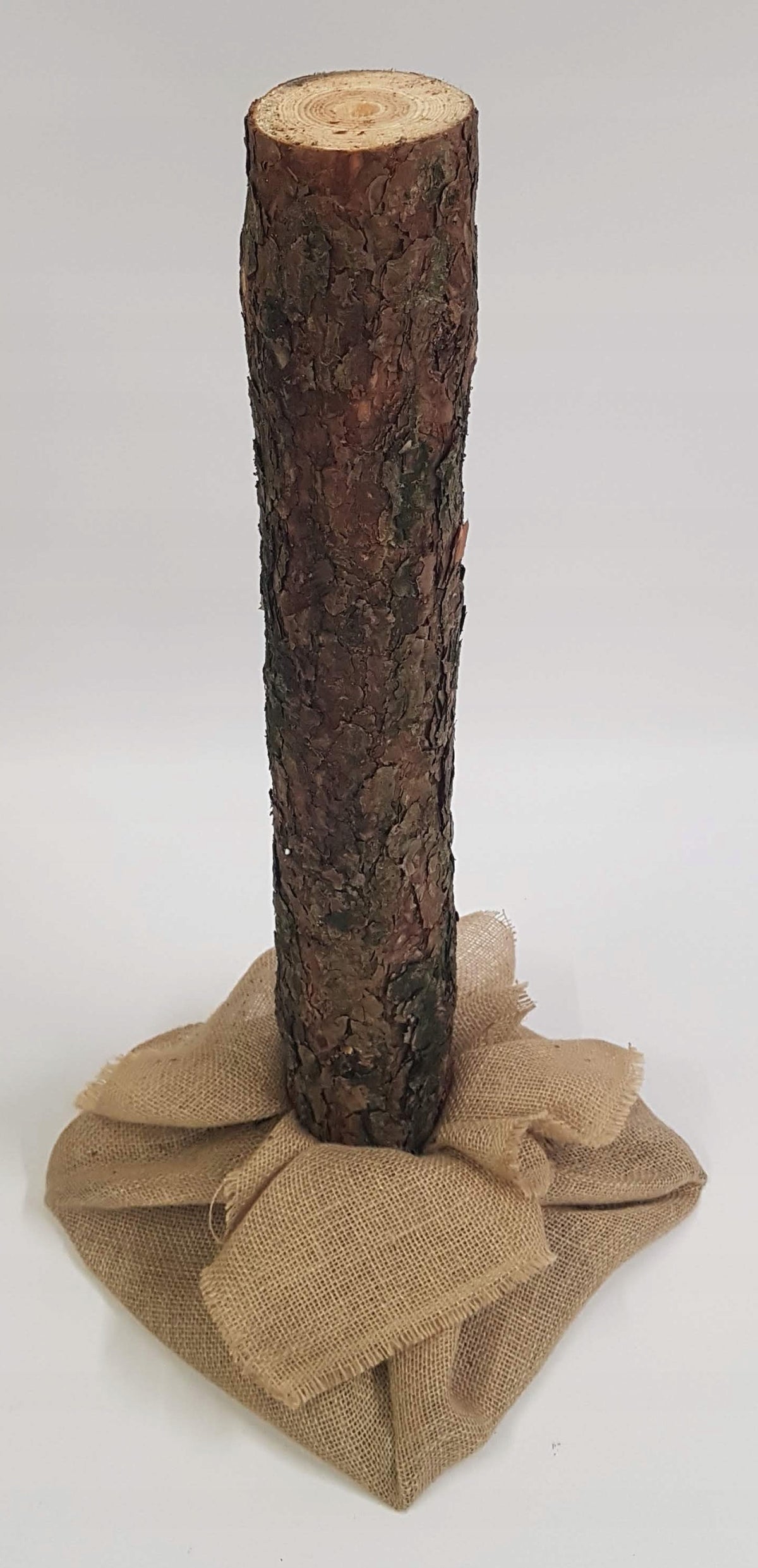 Pine trunk for artificial Christmas tree on trunk height 70 cm, diameter 8 cm