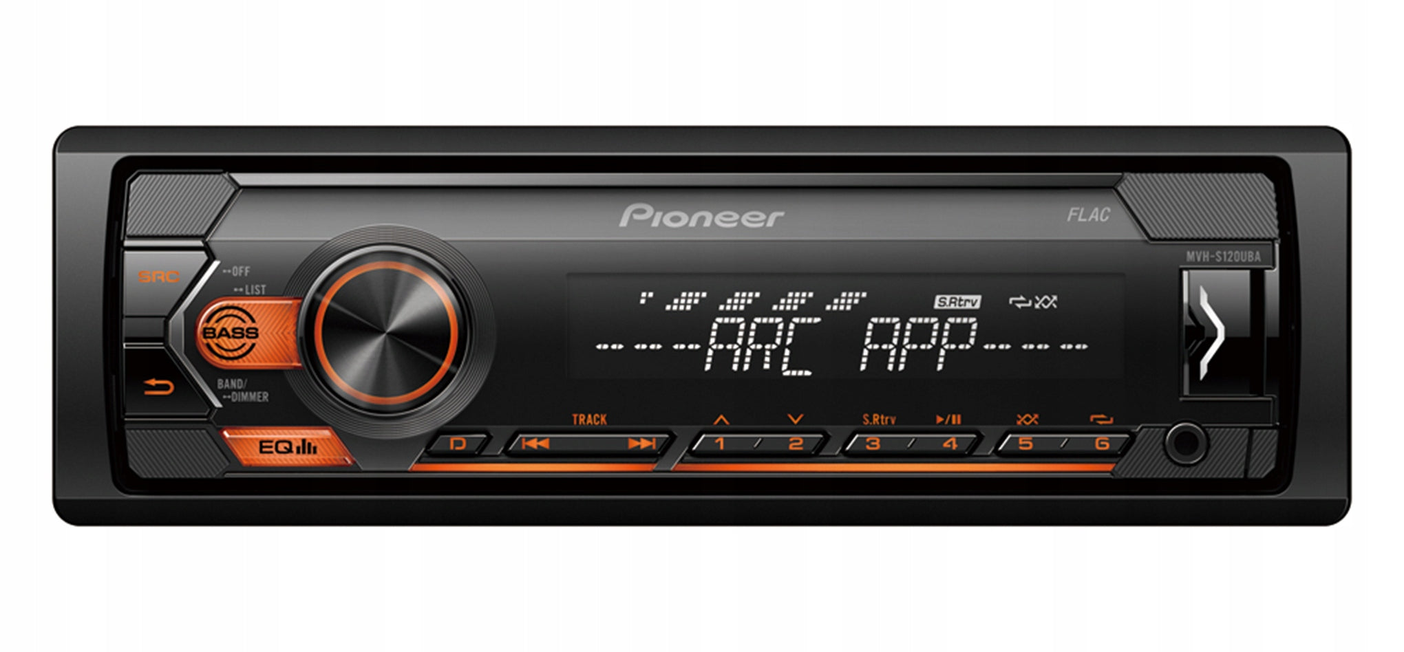 Pioneer MVH-S120UBA Car Radio MP3 USB AUX 4x50W Orange EAN (GTIN) 4988028434273