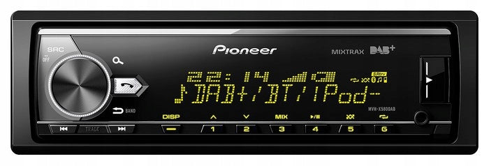 Pioneer MVH-X580DAB Car Radio Bluetooth AUX USB MP3 DAB+ MultiColor Manufacturer code 4988028319570