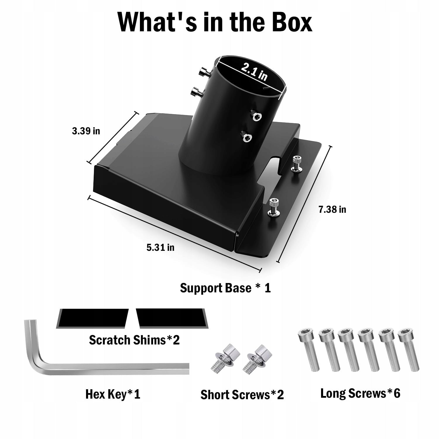 Pipe Adapter For Antenna Starlink Gen 3 V3 Pipe Mount Mast Holder Metal Manufacturer code STARLINK Standard PipeV3 Gen 3