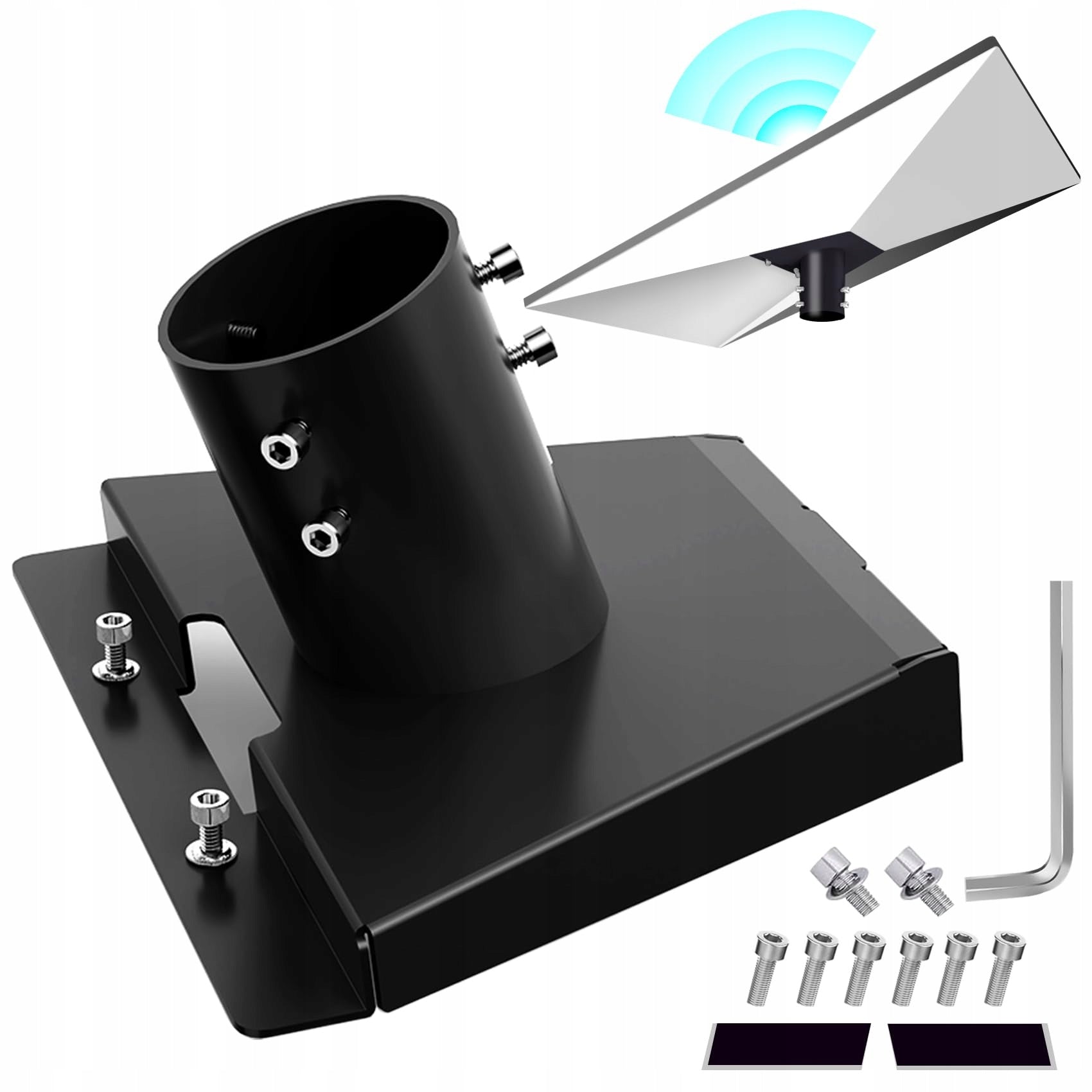 Pipe Adapter For Antenna Starlink Gen 3 V3 Pipe Mount Mast Holder Metal
