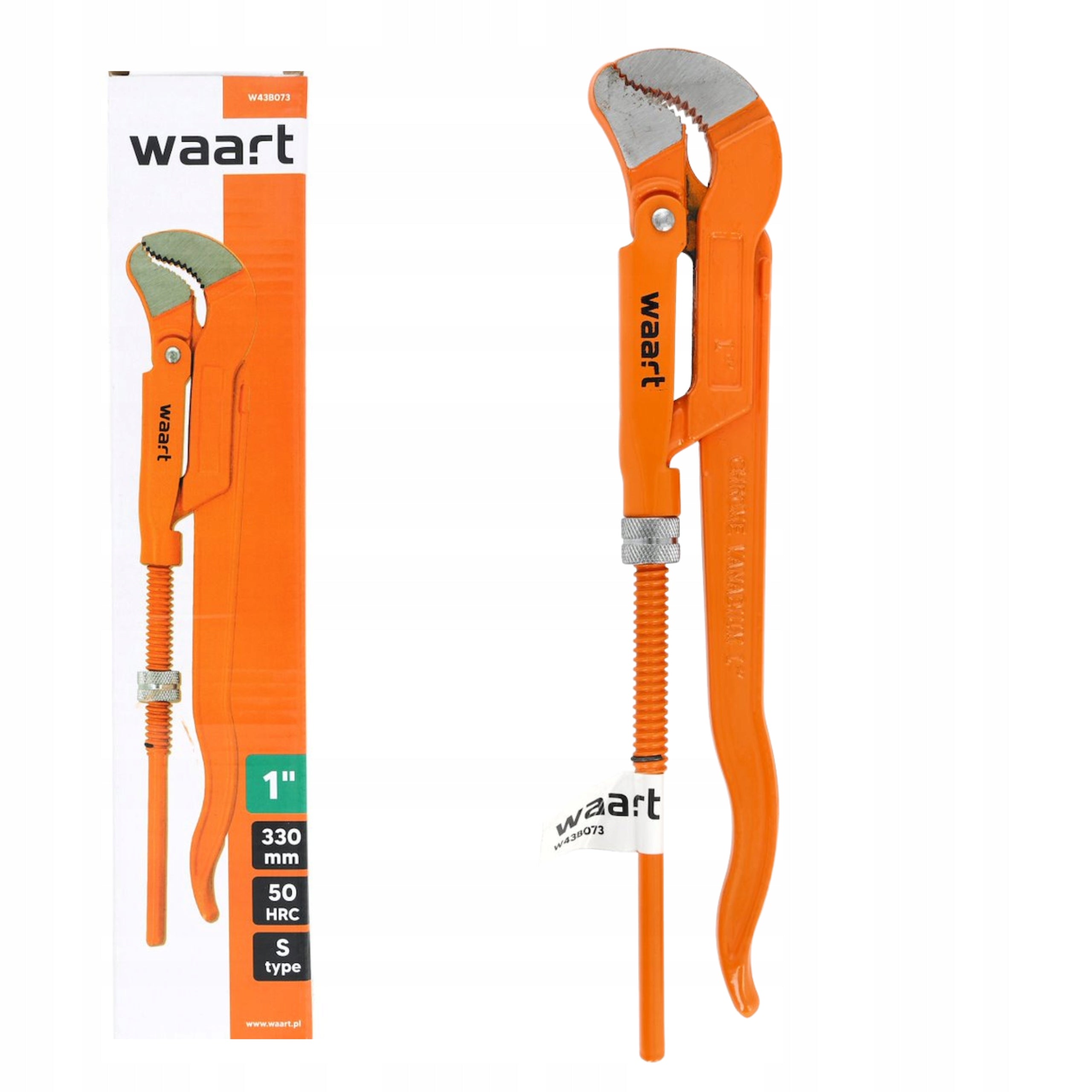 Pipe Pliers Type S 330mm 1" Pipe Wrench Frog Swede CrV Frenchman Belgium Packaging status original