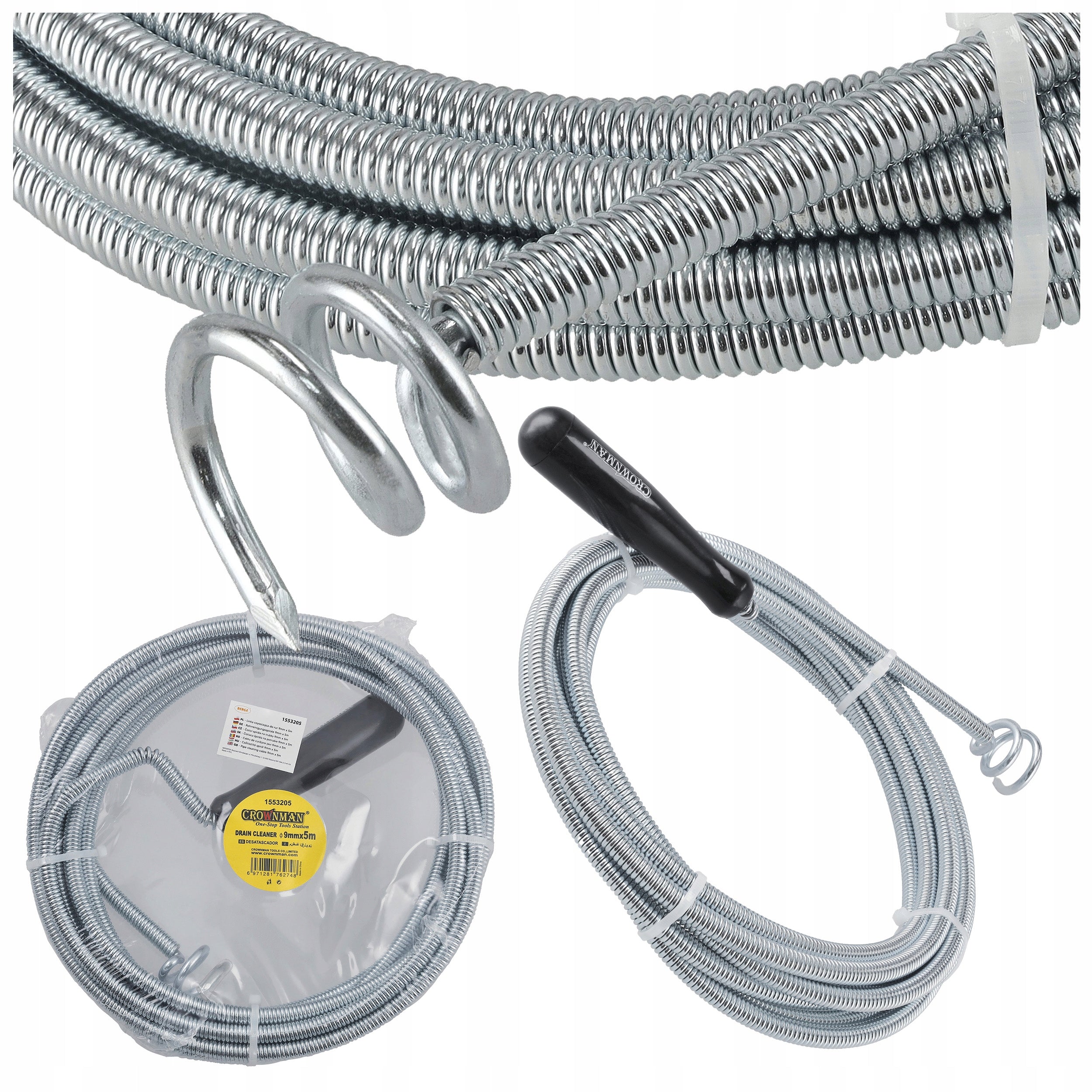 Pipe Viper Sewer Spiral 9mm x 5m For Channel Pipe Crossing