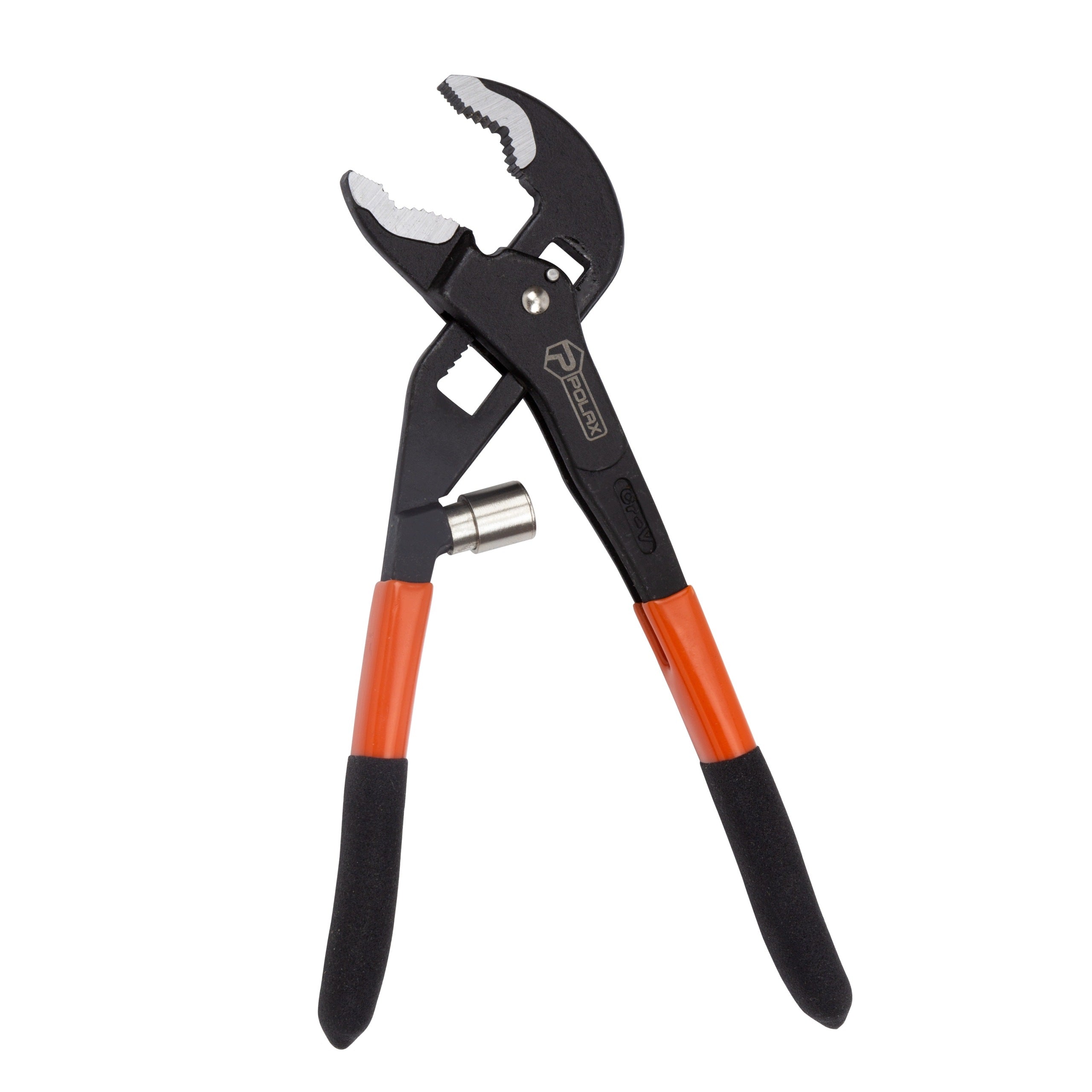 Pipe Wrench Adjustable with Spring Self-Clamping Frog 175 mm Polax Packaging status original