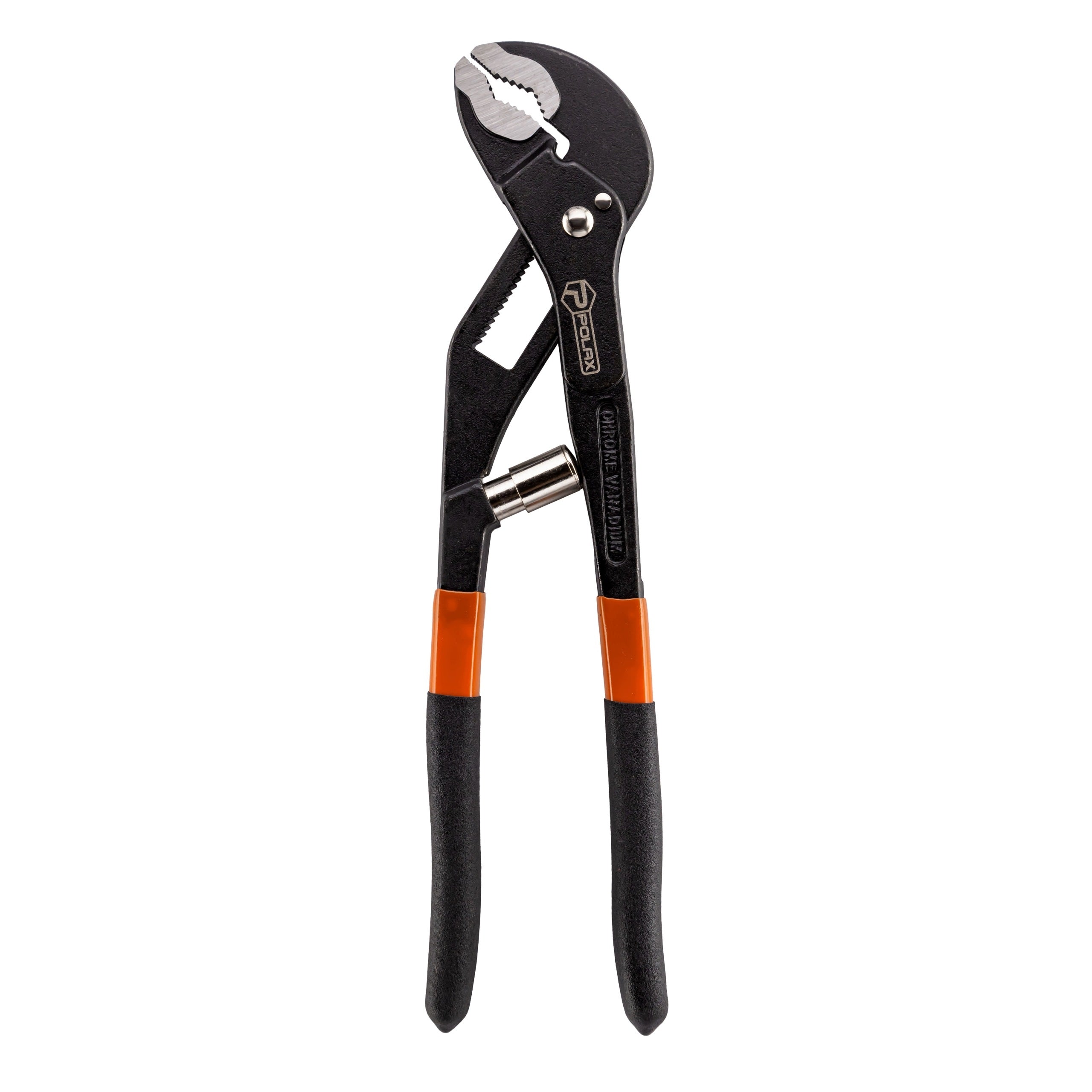 Pipe Wrench Adjustable with Spring Self-Clamping Frog 250 mm Polax