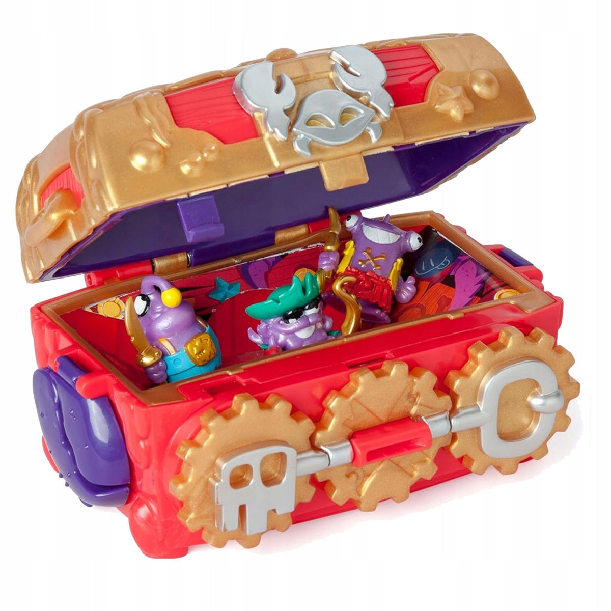 Piratix Monster Treasure Set GOLDEN CHEST with Treasure and Figurines Brand Magicbox