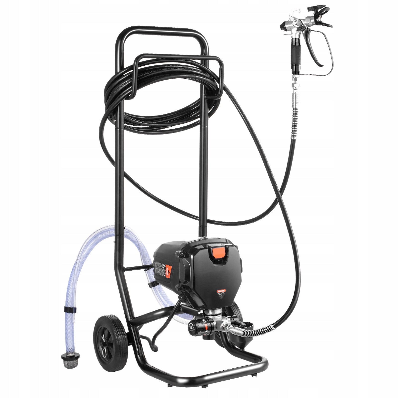 Pistolet Malarski Hydrodynamiczny Natryskowy 750W Z Wężem O Długości 15M